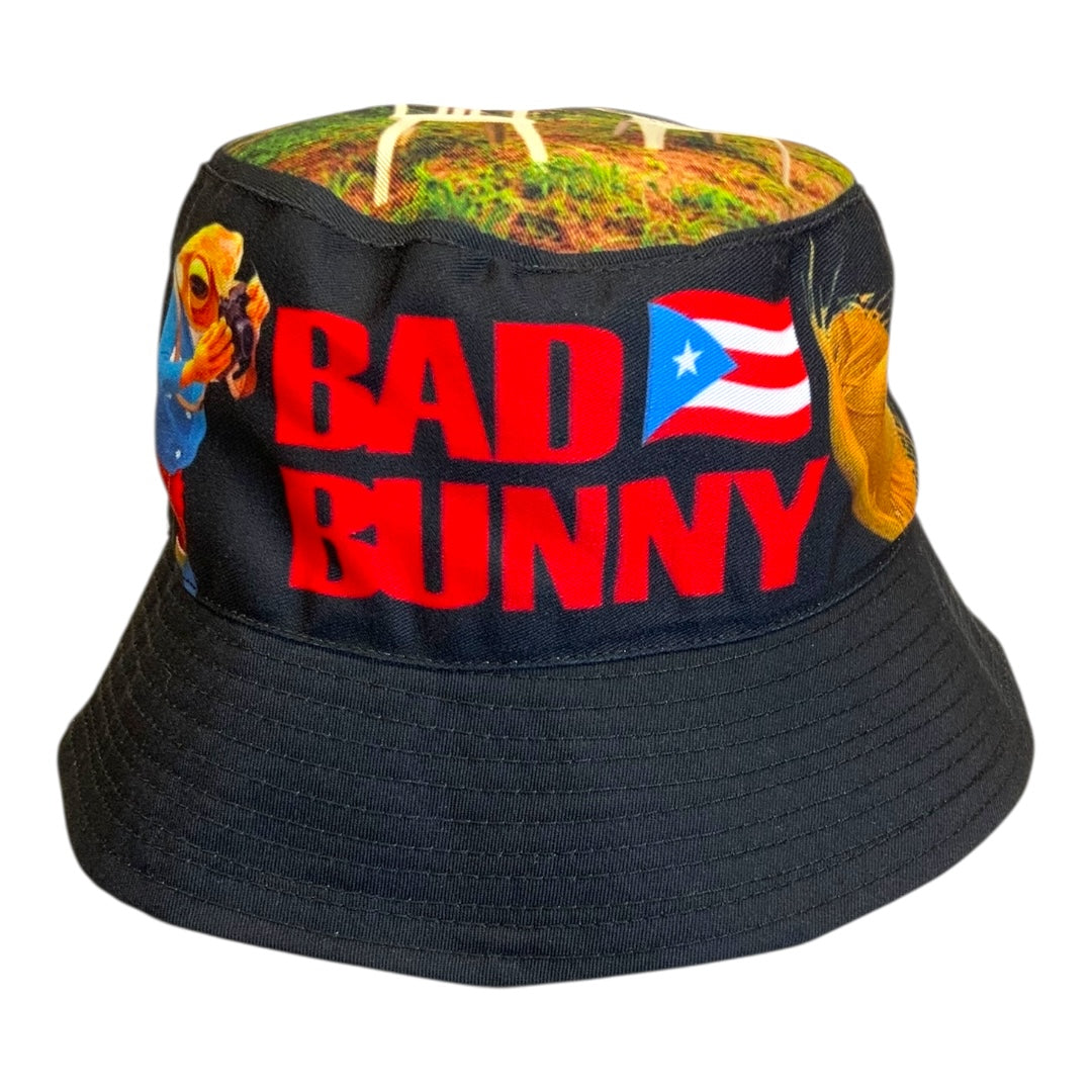 BAD BUNNY BUCKET HAT – Latinxs Infuzion Gift Shop display picture 2