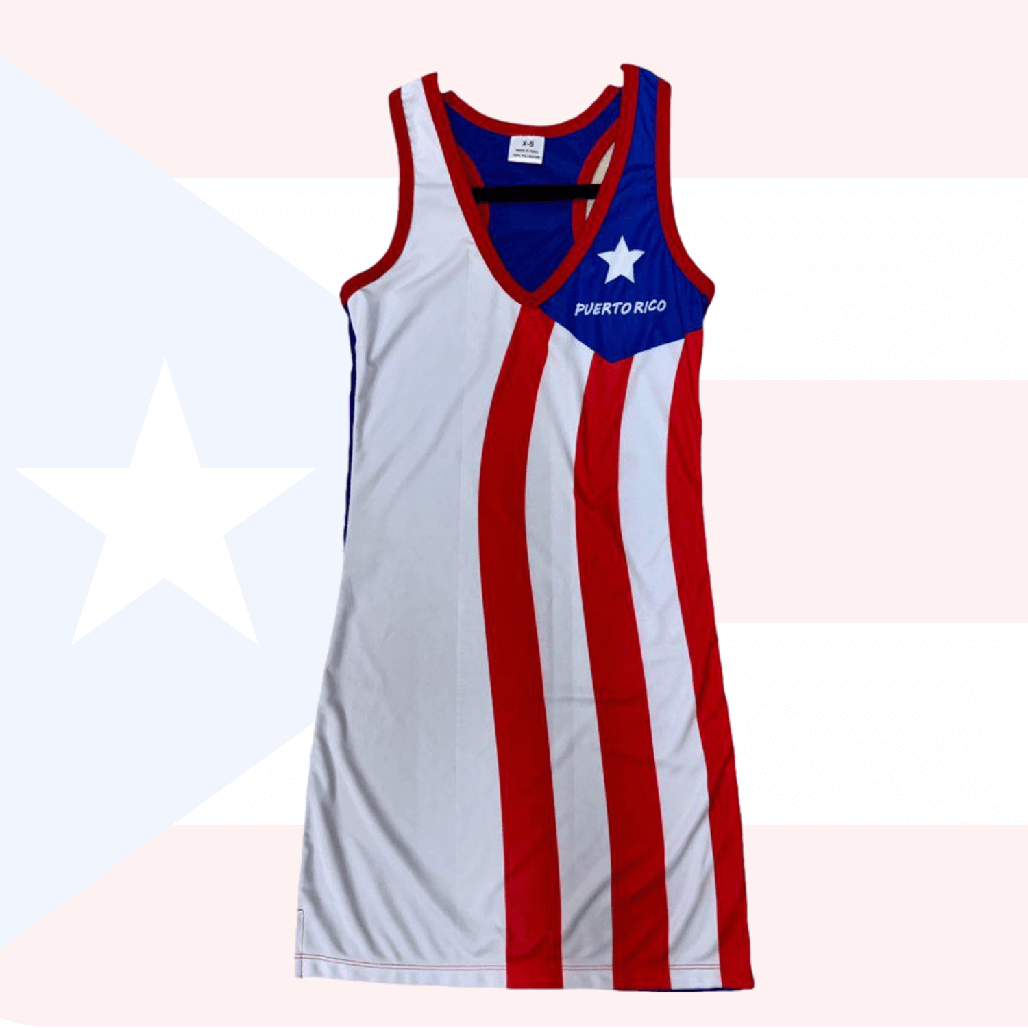 PR Flag Dress - Latinxs Fuzion Gift Shop - Latinxs Infuzion Gift Shop