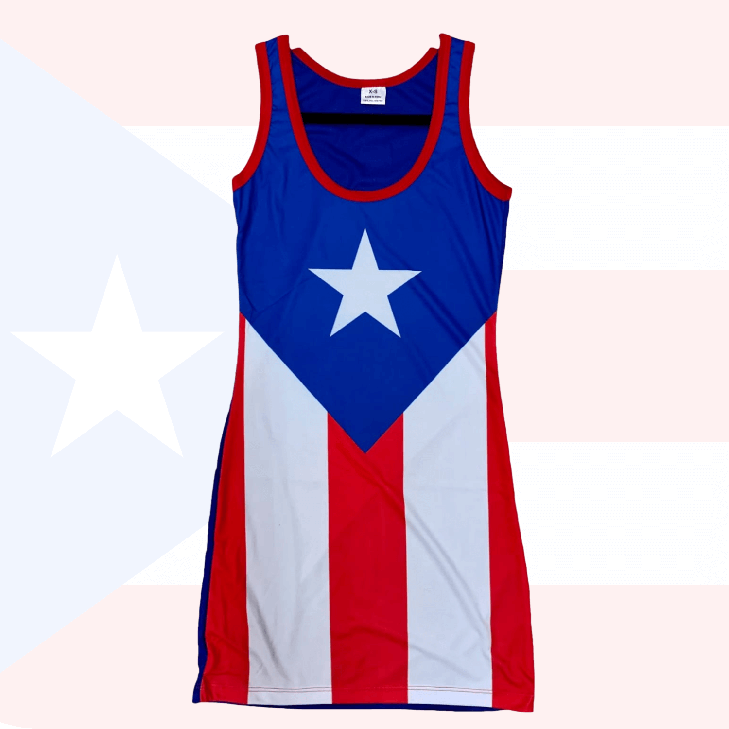 PR Flag Dress - Latinxs Fuzion Gift Shop - Latinxs Infuzion Gift Shop