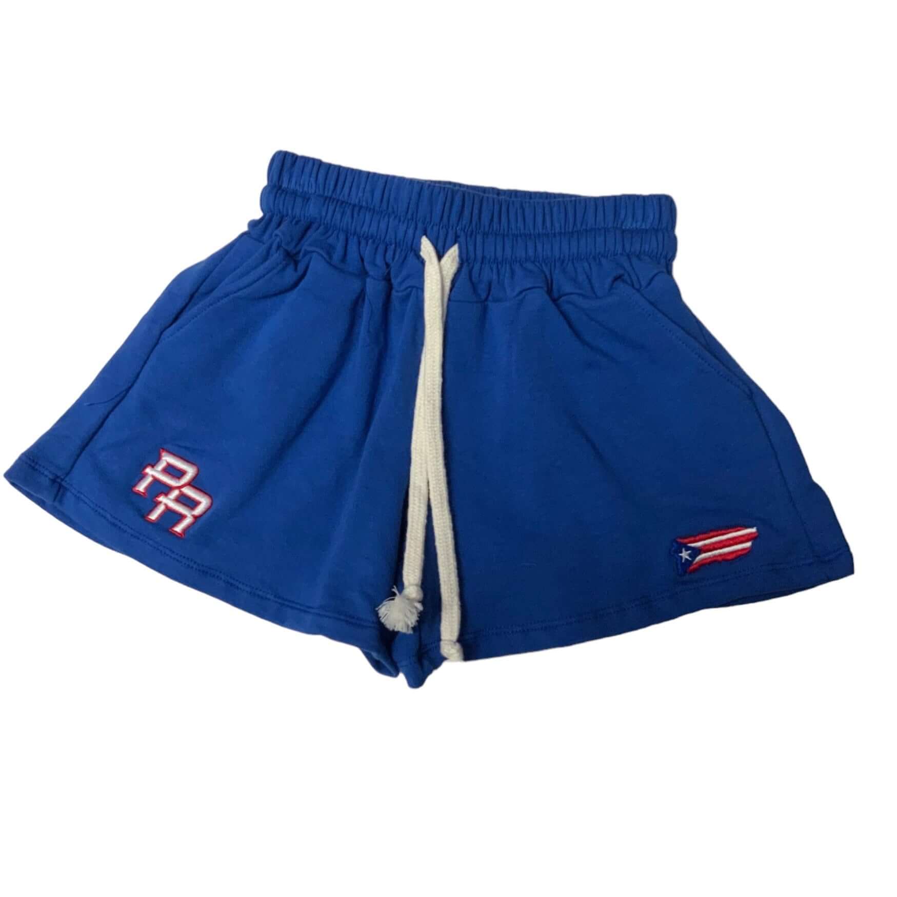 Blue PR Flag Shorts - Latinxs Fuzion Gift Shop - Latinxs Infuzion Gift Shop