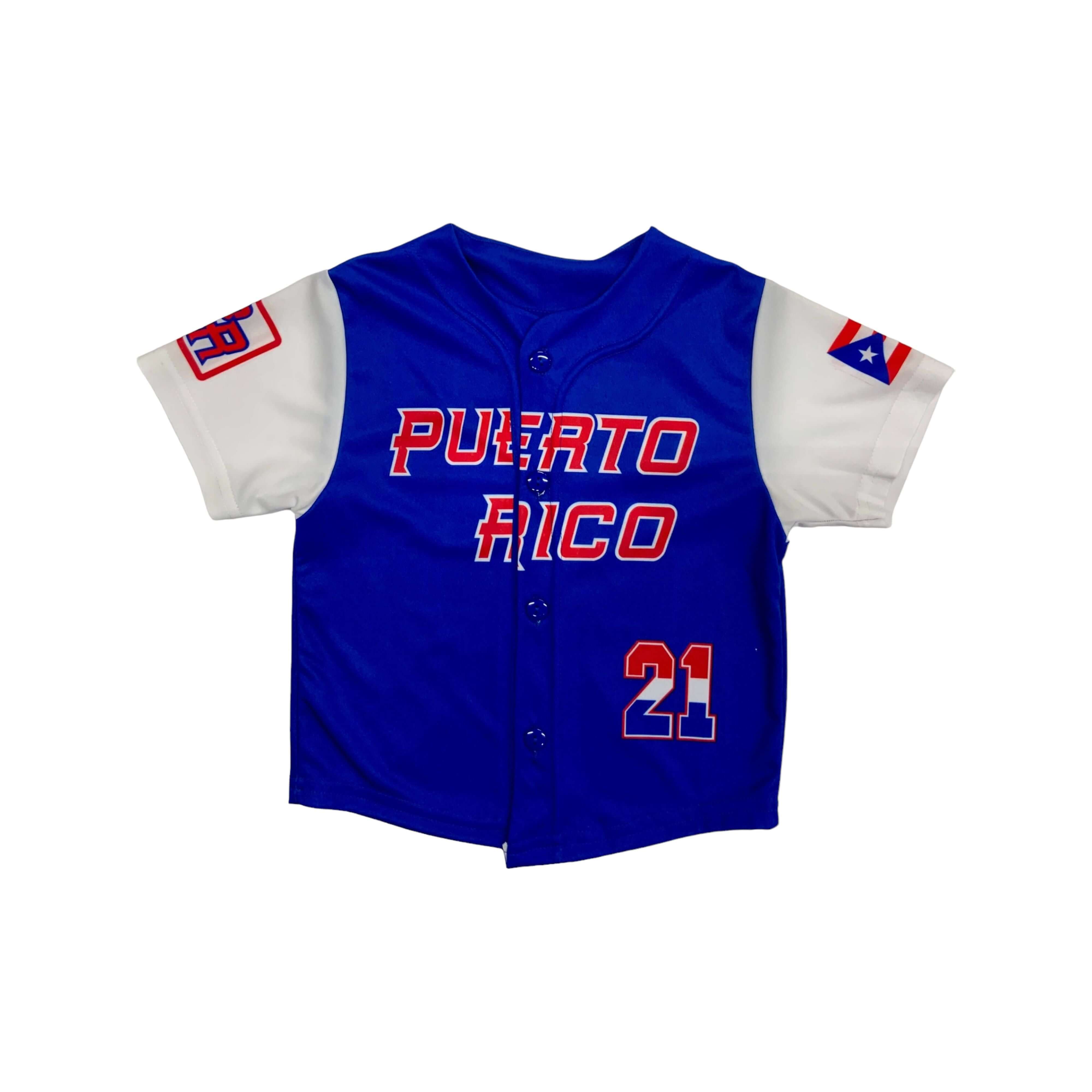 Blue PR Kids Jersey - Latinxs Fuzion Gift Shop - Latinxs Infuzion Gift Shop