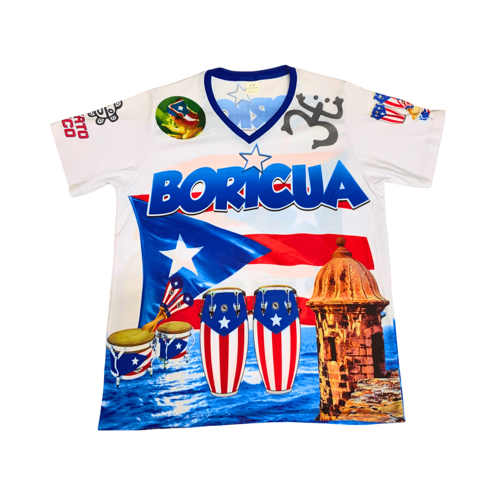 Boricua Conga T-Shirt - Latinxs Fuzion Gift Shop