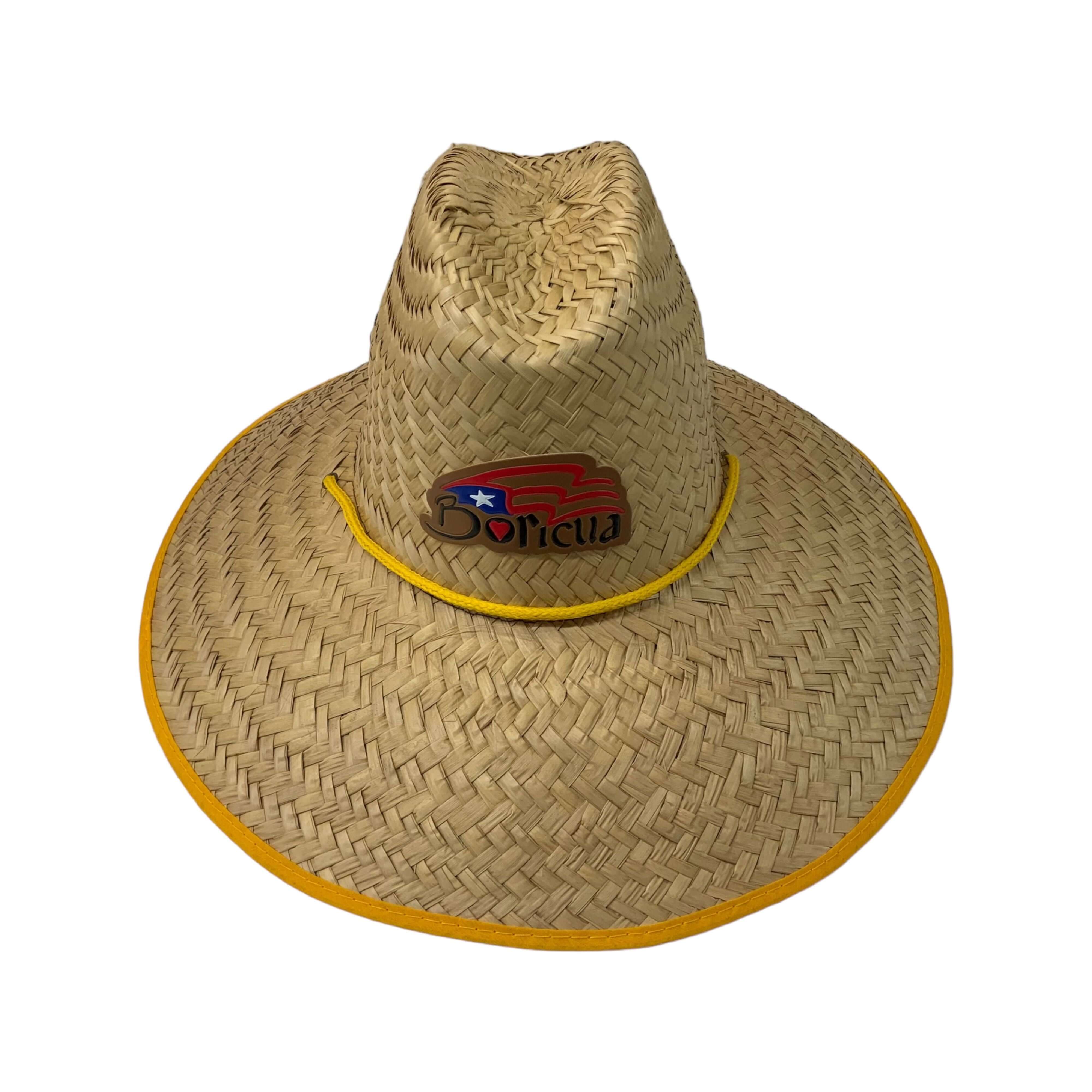 Boricua Straw Hat - Latinxs Fuzion Gift Shop - Latinxs Infuzion Gift Shop