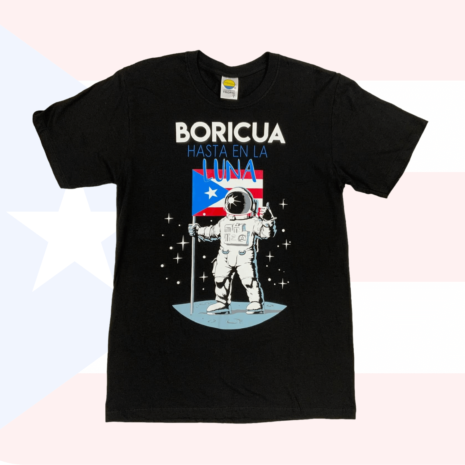 Boricua en la Luna T-Shirt - Latinxs Fuzion Gift Shop