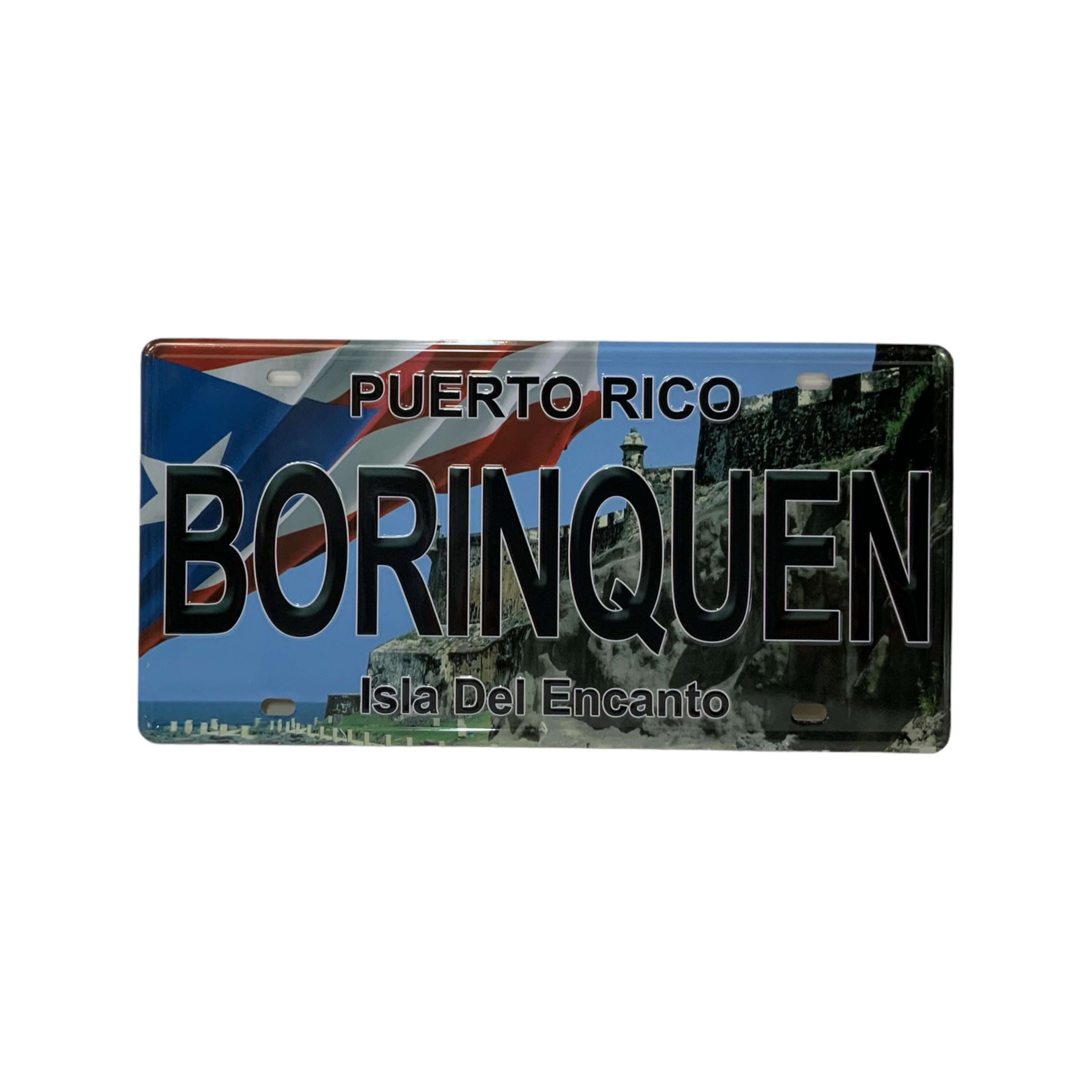 Boriquen License Plate - Latinxs Fuzion Gift Shop