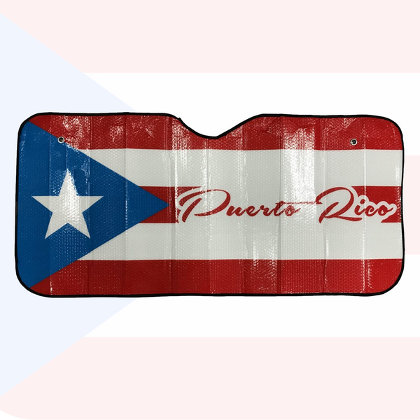 Car Sun Shades Puerto Rico Flag - Latinxs Fuzion Gift Shop - Latinxs Infuzion Gift Shop