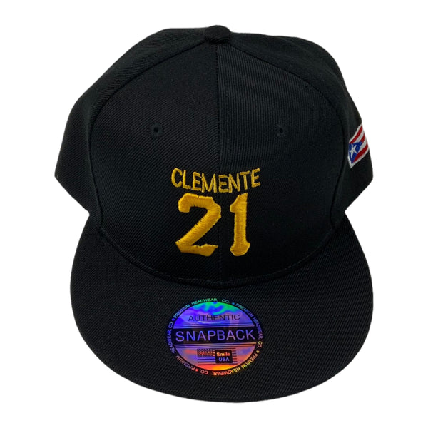 Clemente 21 SnapBack Hat - Latinxs Fuzion Gift Shop - Latinxs Infuzion Gift Shop