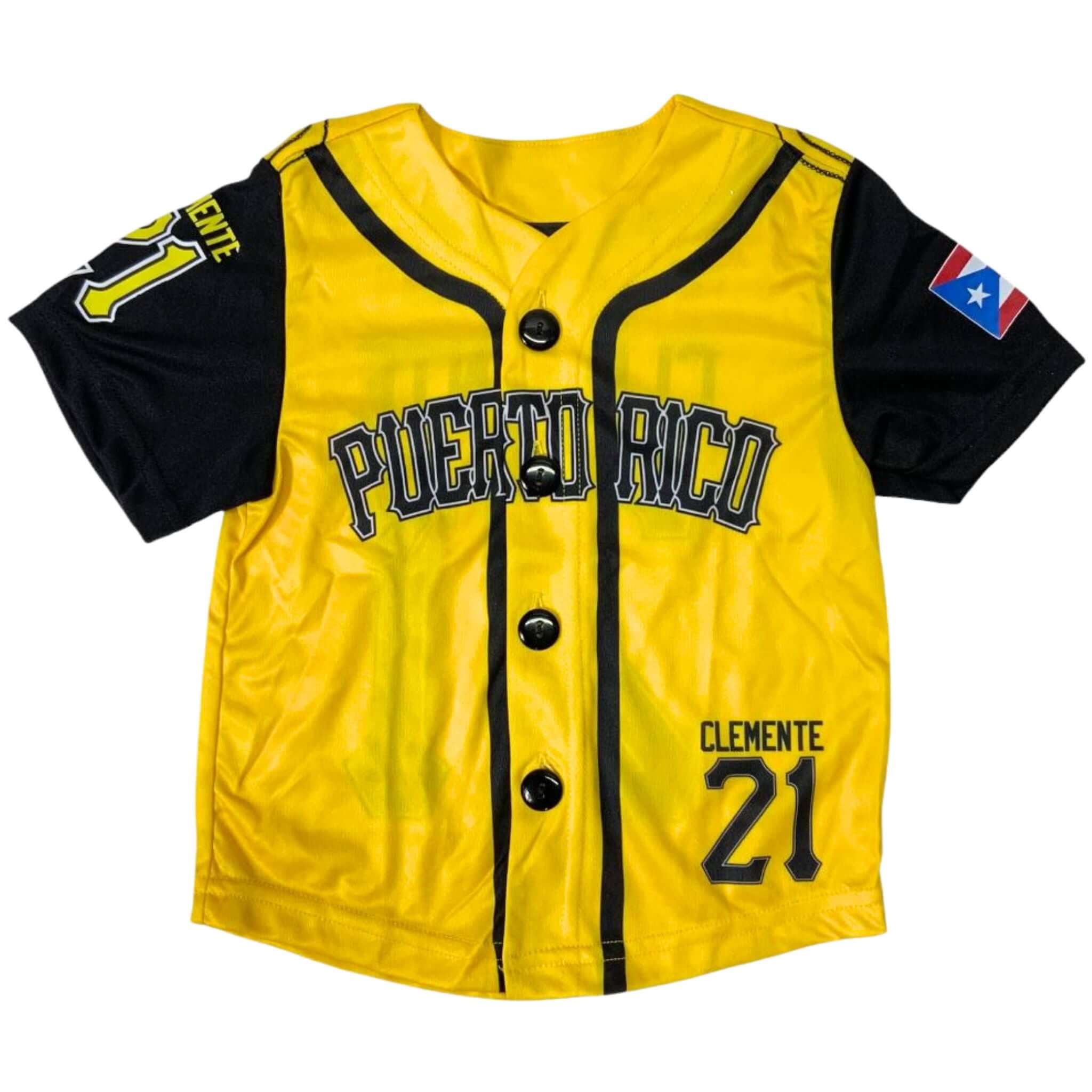 Clemente Yellow Jersey 21 Kids Jersey