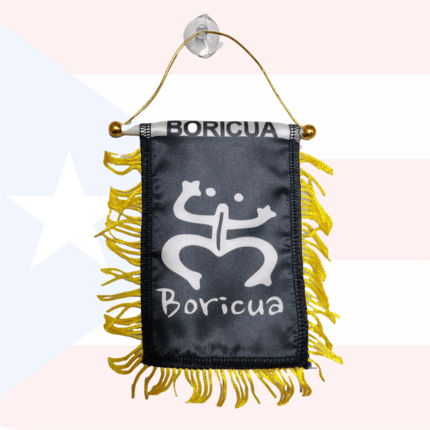 Coqui Taino Car Flag - Latinxs Fuzion Gift Shop