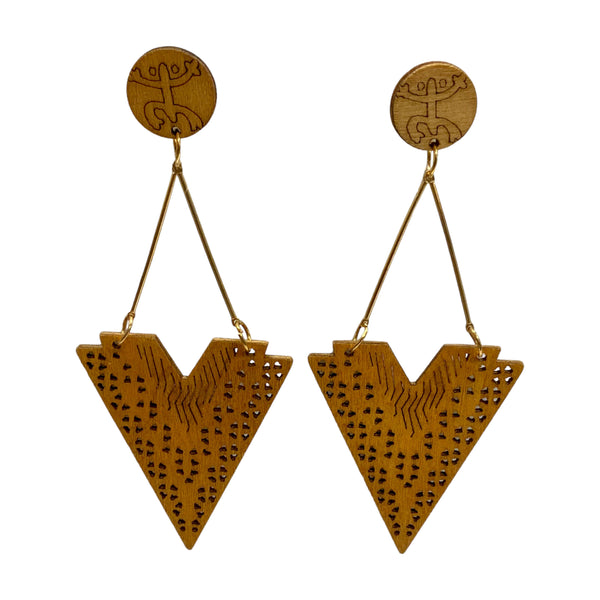 Coqui Taino Wooden Earrings - Latinxs Fuzion Gift Shop - Latinxs Infuzion Gift Shop