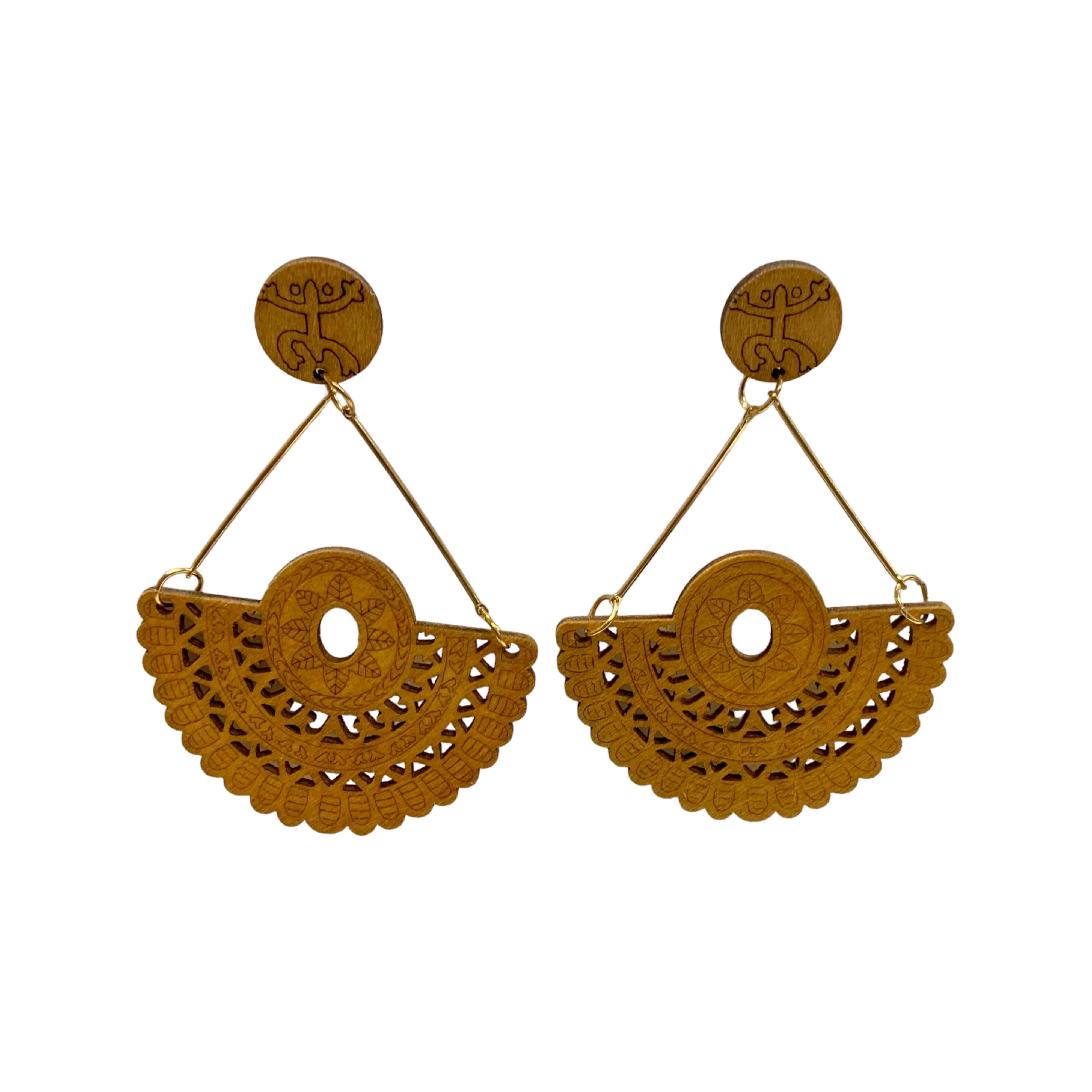 Coqui Taino Wooden Earrings - Latinxs Fuzion Gift Shop - Latinxs Infuzion Gift Shop