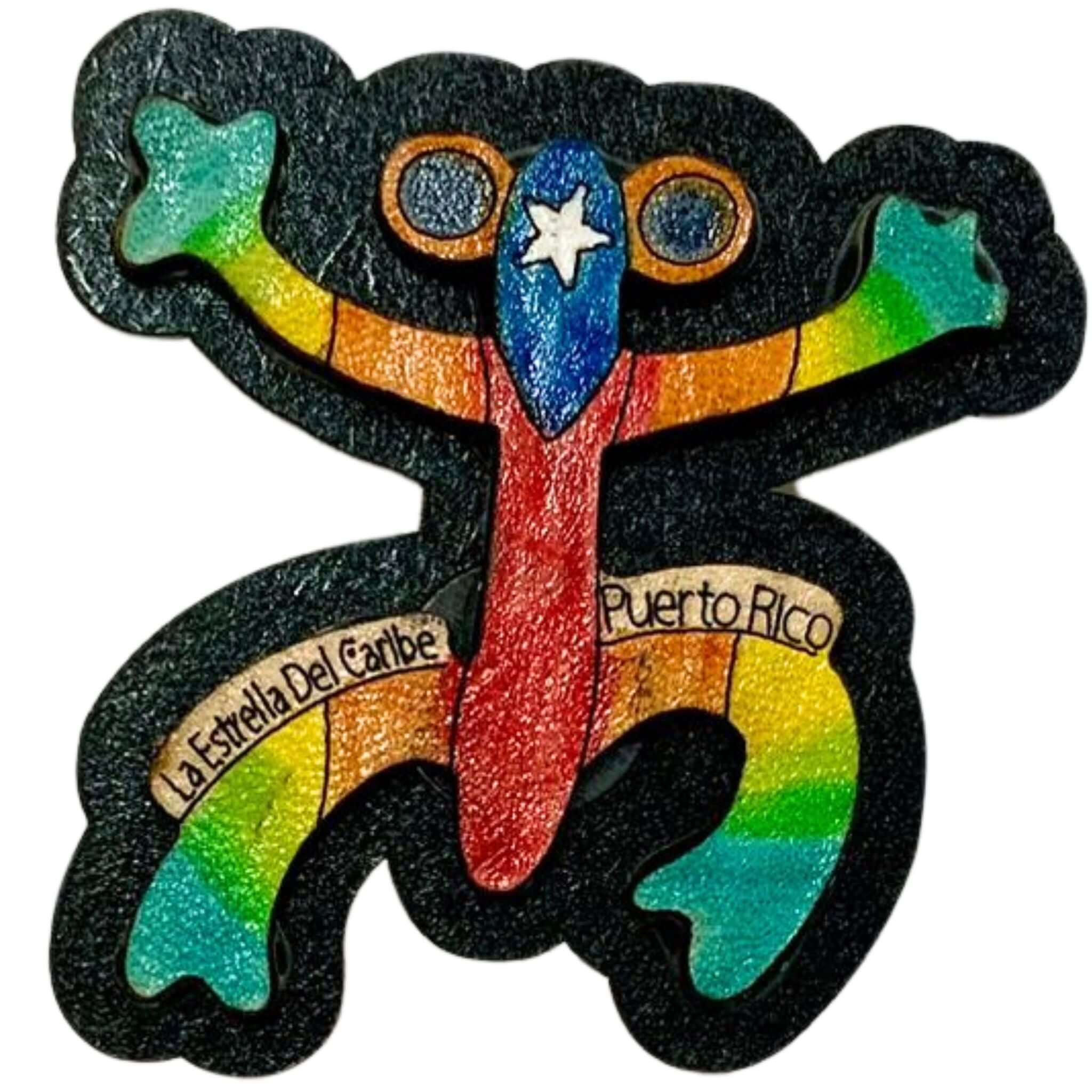 Coqui Taíno Leather Magnet - Latinxs Fuzion Gift Shop