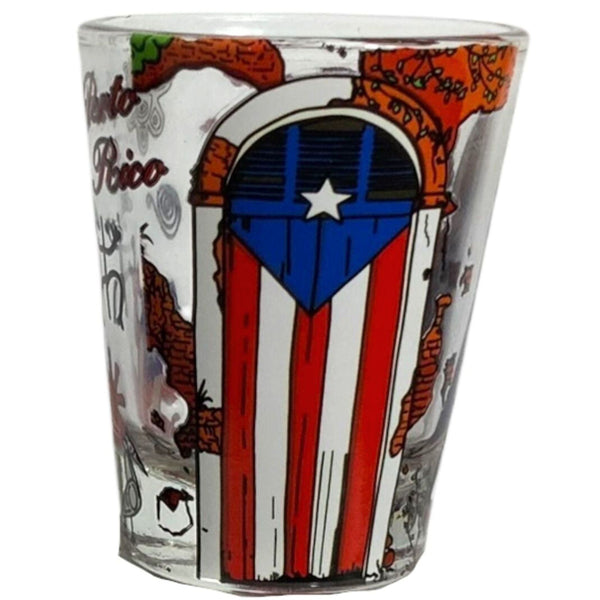 PR San Juan Door Shot Glass