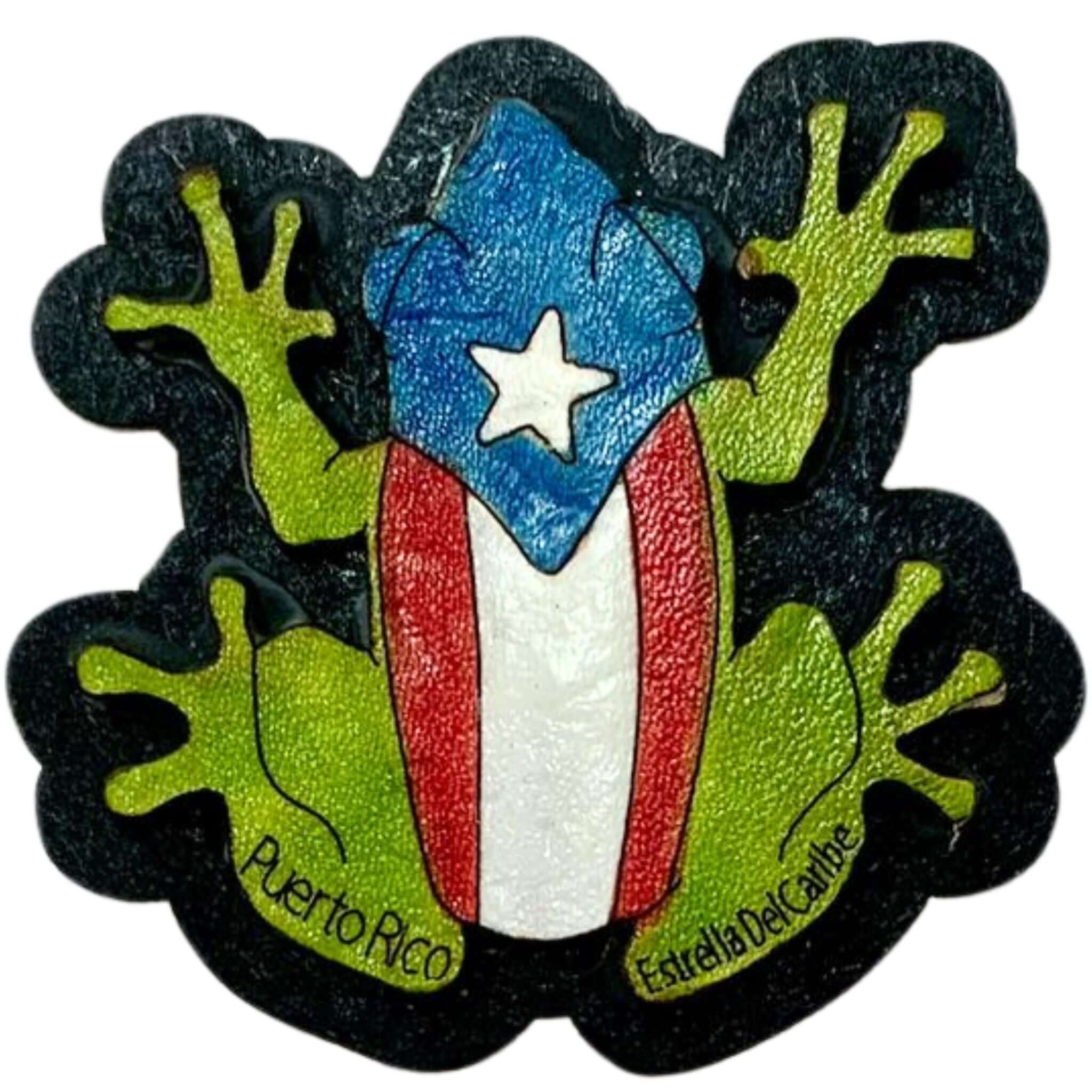 Frog Leather Magnet - Latinxs Fuzion Gift Shop