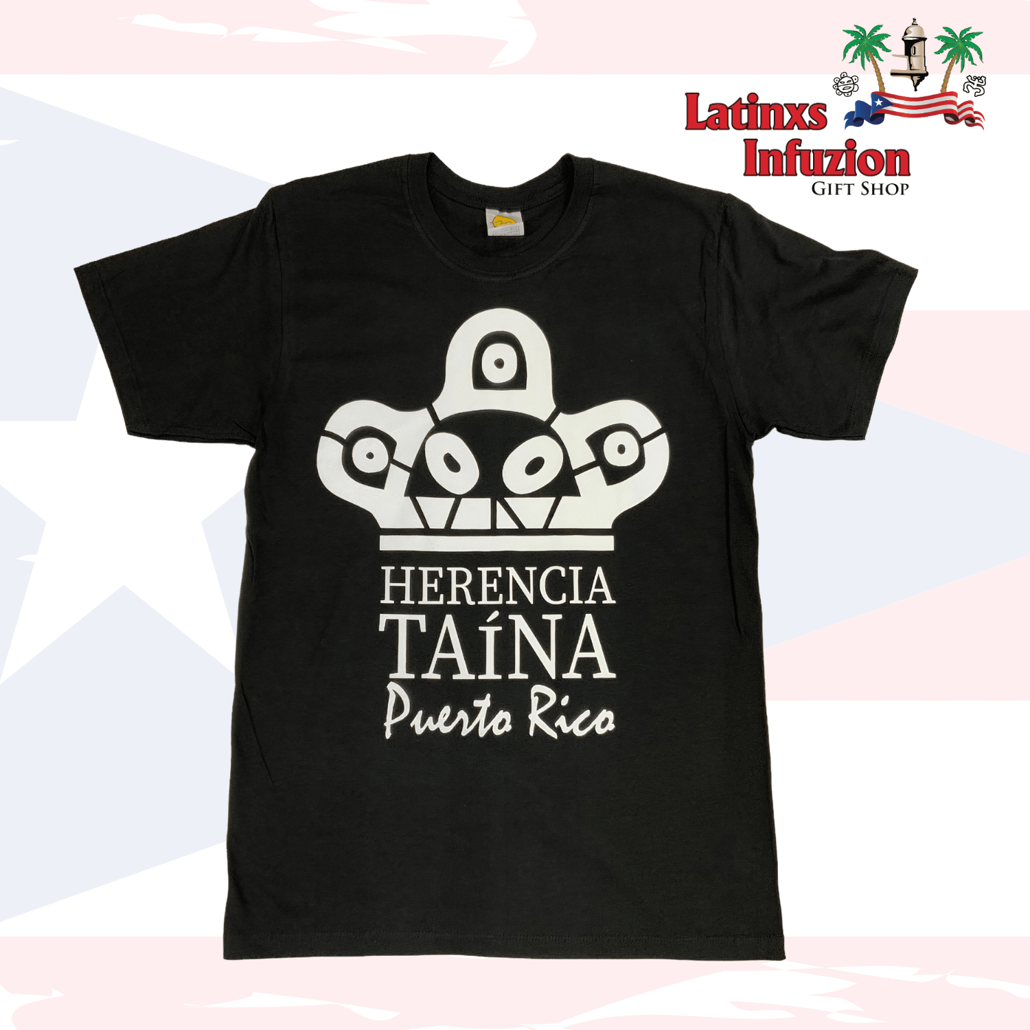 Herencia Taina T-Shirt - Latinxs Fuzion Gift Shop