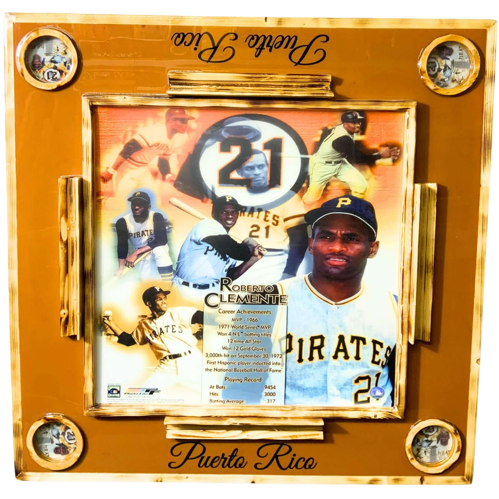 Roberto Clemente Domino Table - Latinxs Fuzion Gift Shop