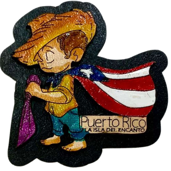 Jibarito Leather Magnet - Latinxs Fuzion Gift Shop