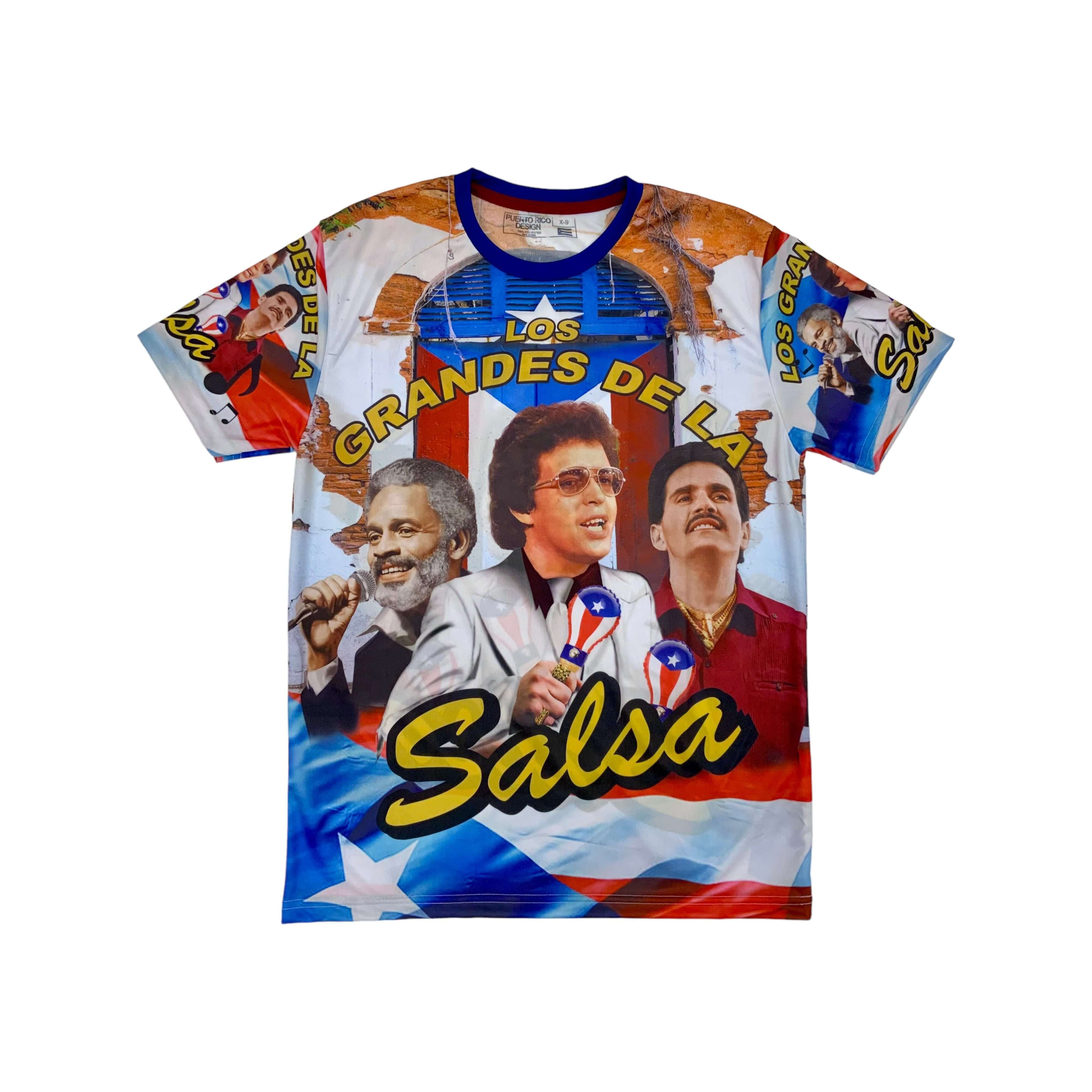 Los Grandes De La Salsa T-Shirt - Latinxs Fuzion Gift Shop - Latinxs Infuzion Gift Shop