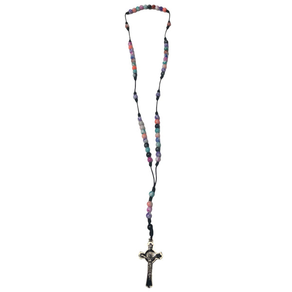 Marble Multicolor Rosary - Latinxs Fuzion Gift Shop - Latinxs Infuzion Gift Shop