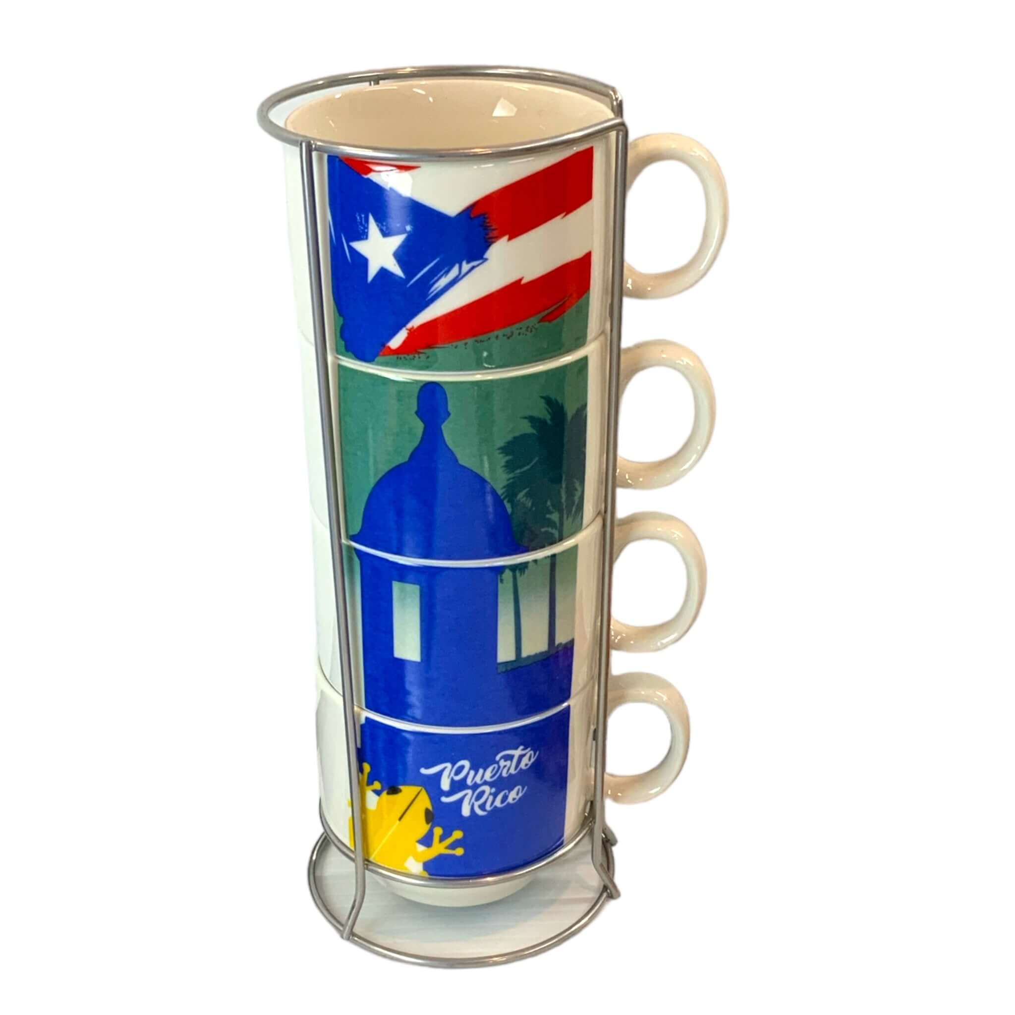 Morro PR Mug Set 4Pc - Latinxs Fuzion Gift Shop - Latinxs Infuzion Gift Shop