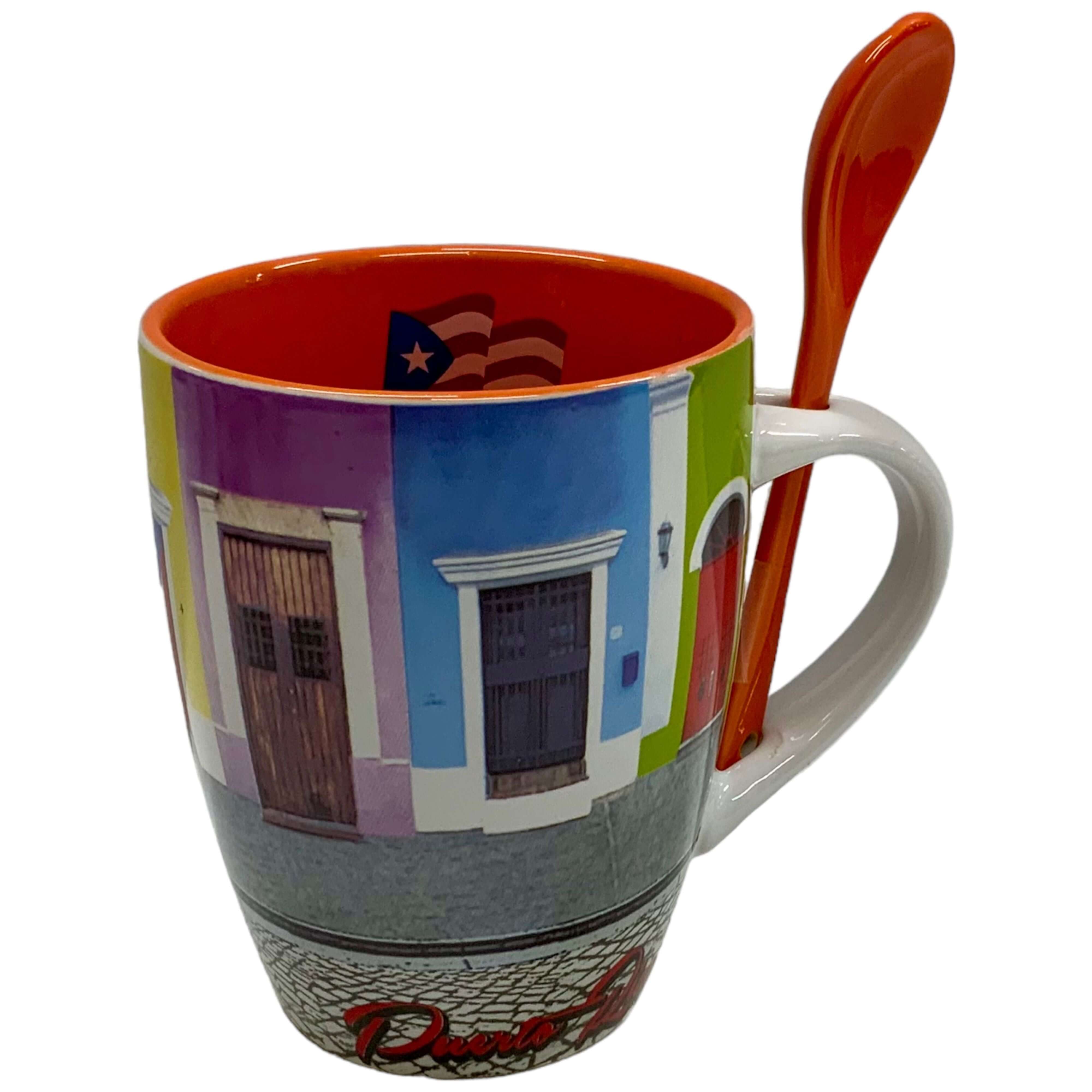 Old San Juan Houses Mug - Latinxs Fuzion Gift Shop