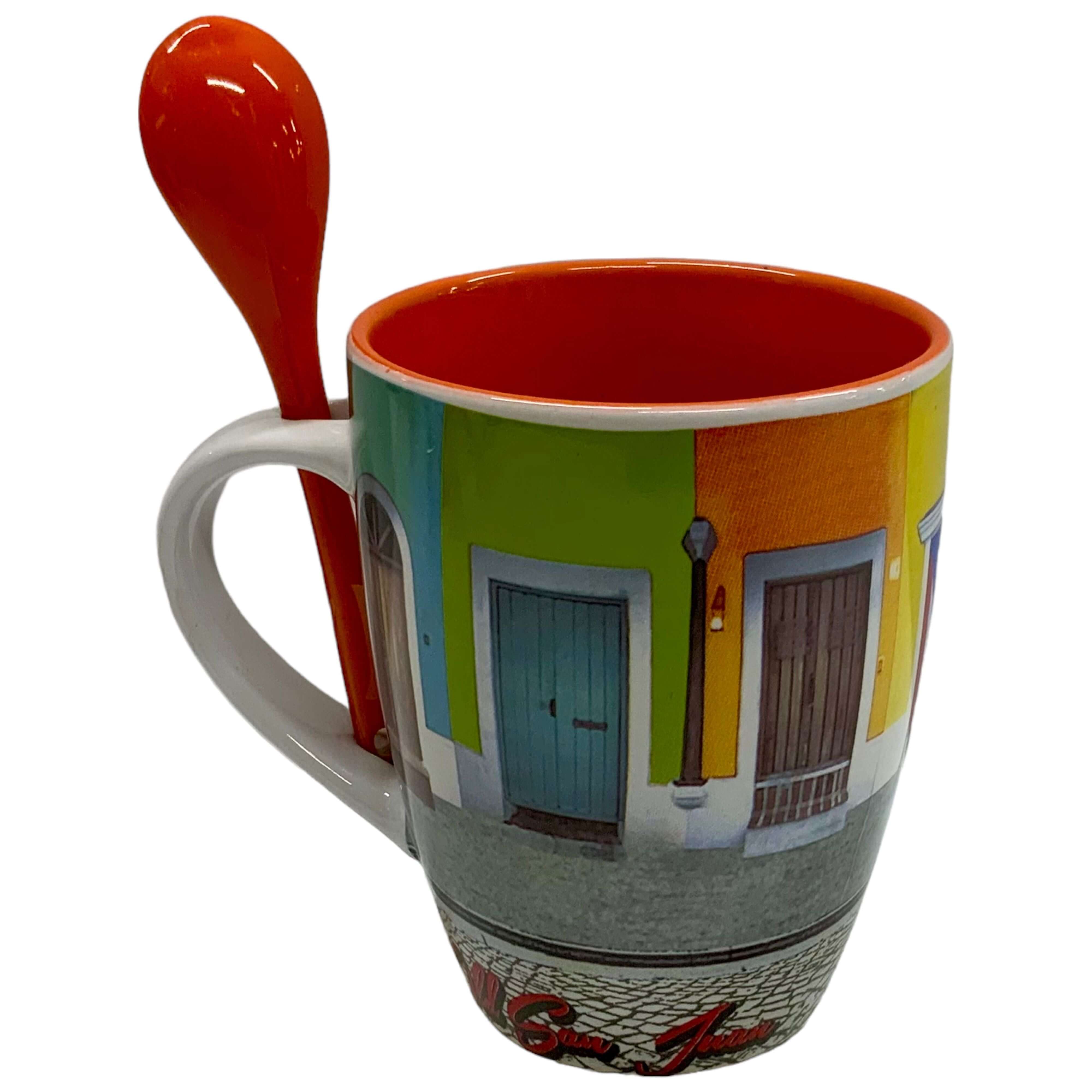 Old San Juan Houses Mug - Latinxs Fuzion Gift Shop