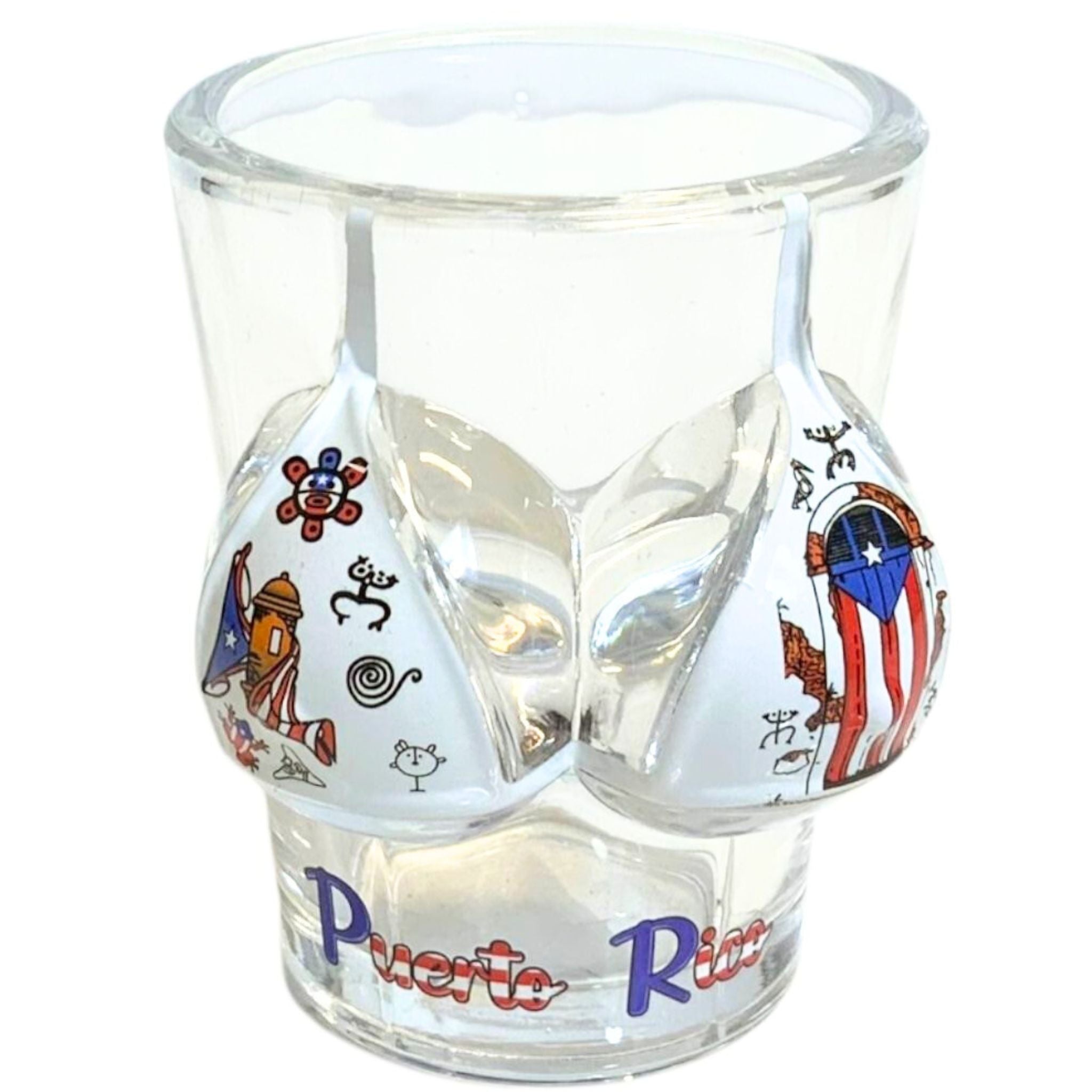 PR Bikini San Juan Door Shot Glass 