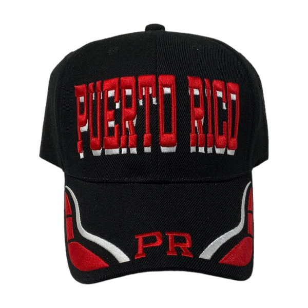 PR Black Baseball Cap - Latinxs Fuzion Gift Shop - Latinxs Infuzion Gift Shop