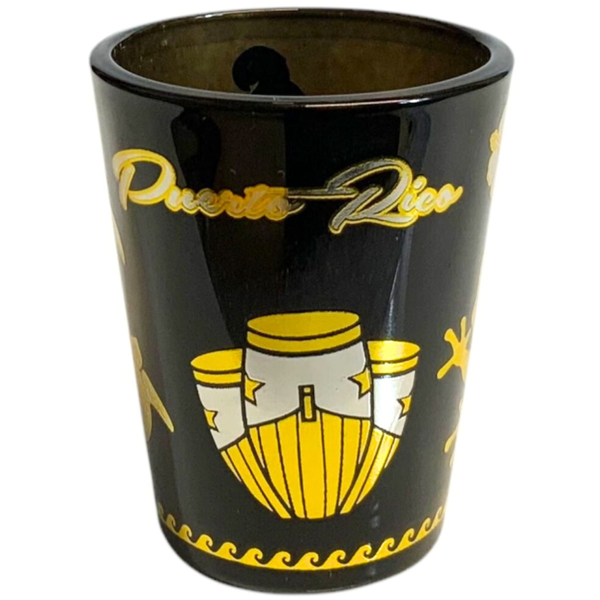 PR Black Conga/Coqui Shot Glass  