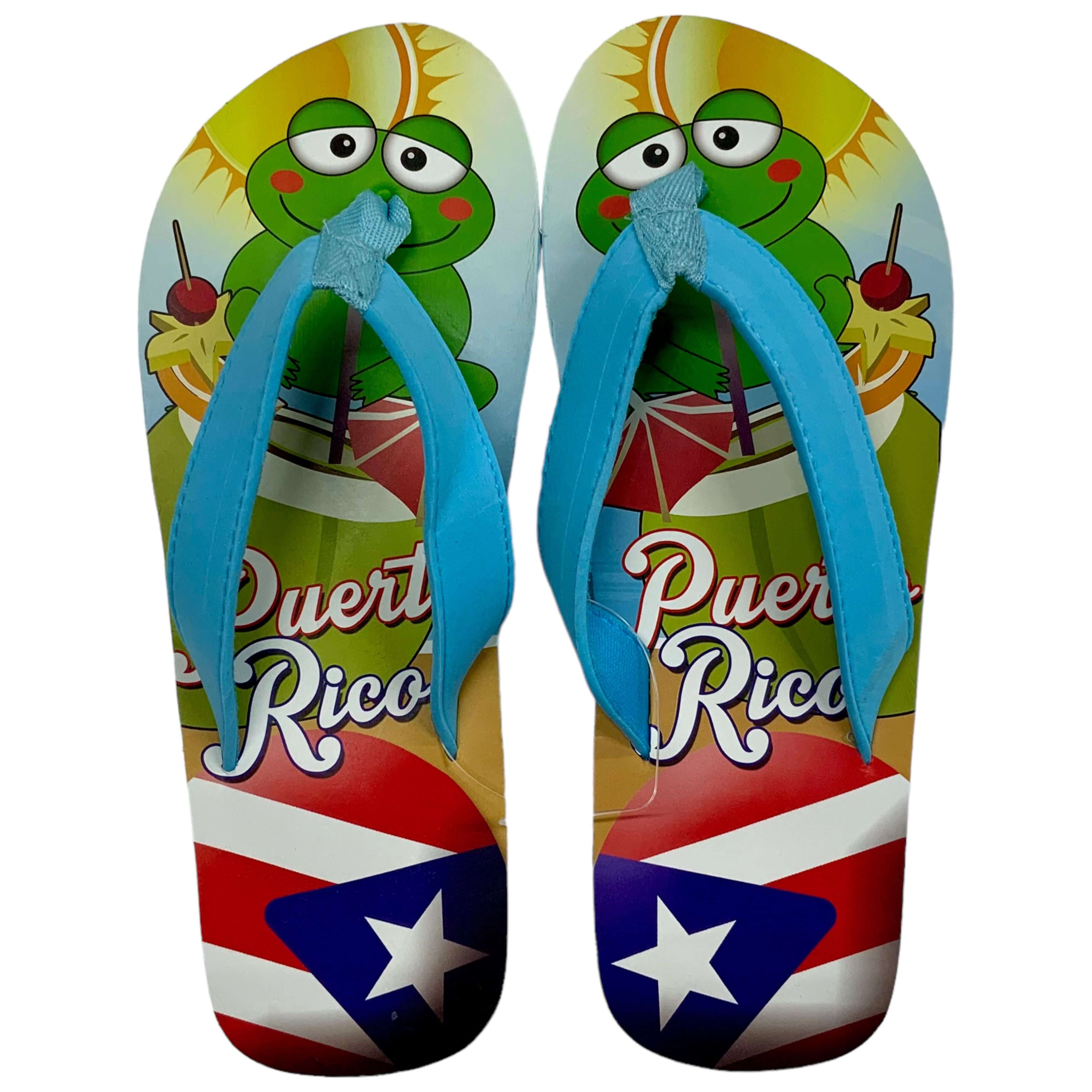 PR Coqui Flip Flops - Latinxs Fuzion Gift Shop - Latinxs Infuzion Gift Shop