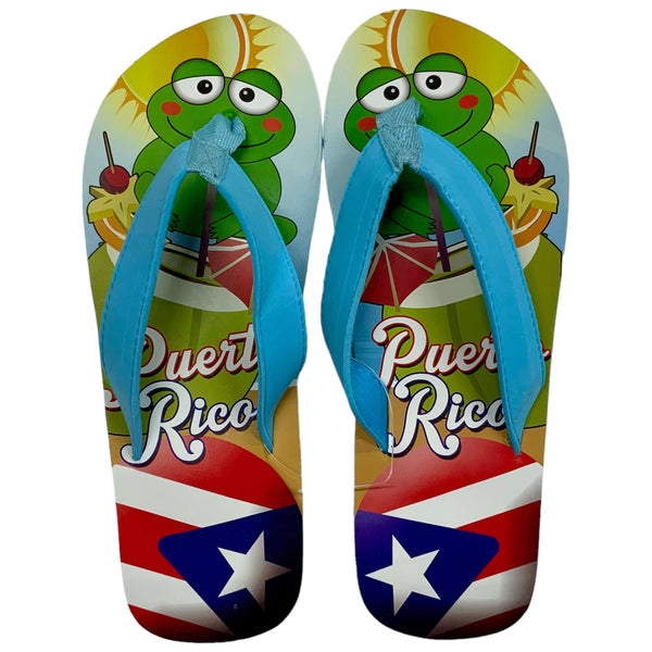 PR Coqui Flip Flops - Latinxs Fuzion Gift Shop - Latinxs Infuzion Gift Shop