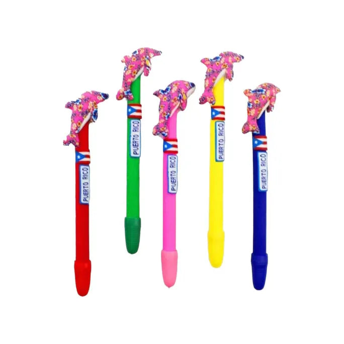 PR Dolphin Pen - Latinxs Fuzion Gift Shop - Latinxs Infuzion Gift Shop