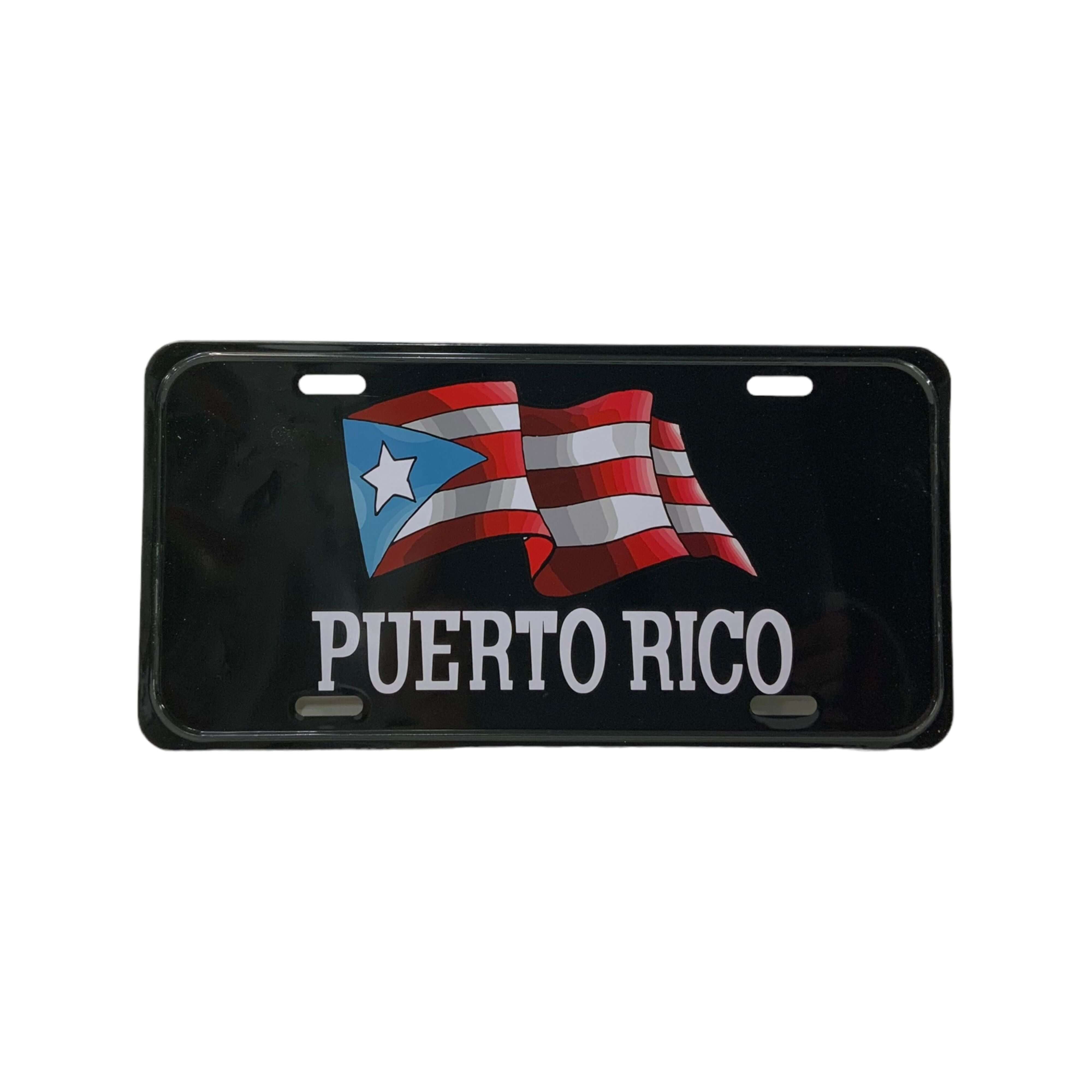 PR Flag License Plate - Latinxs Fuzion Gift Shop