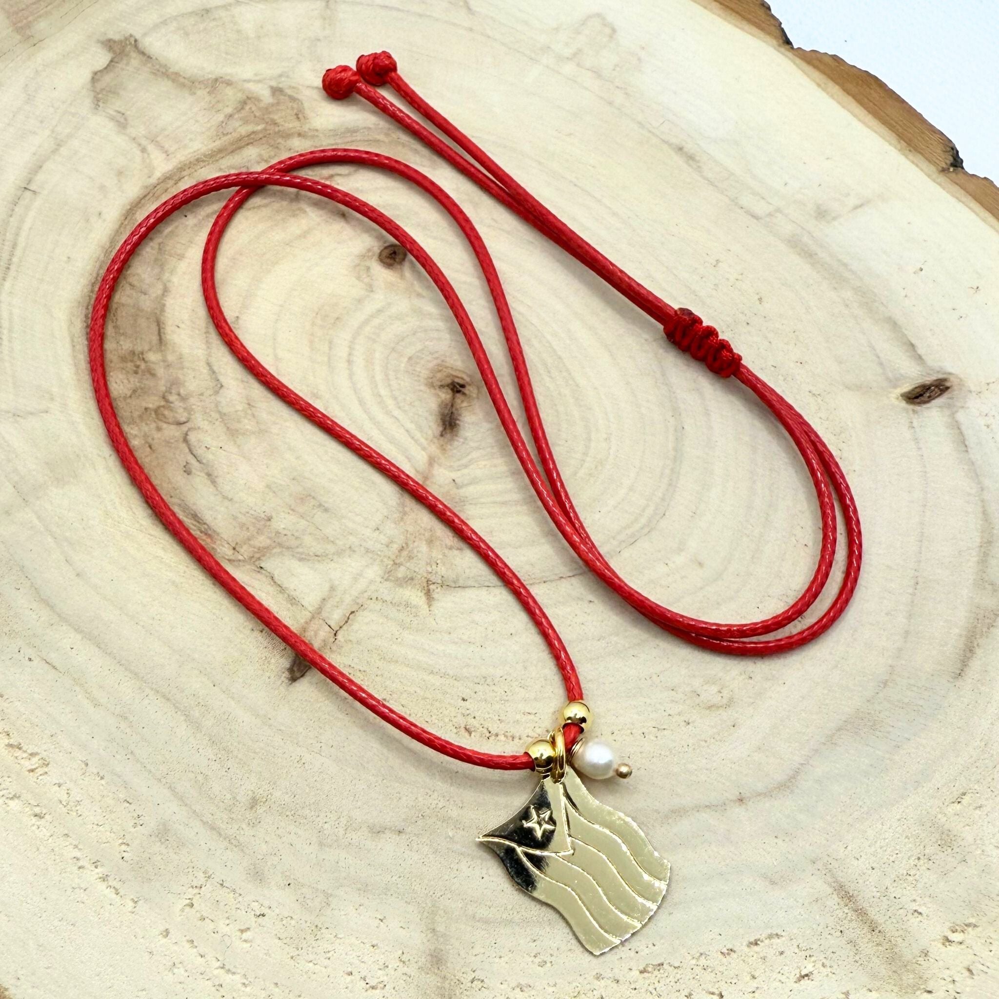 R Flag Necklace