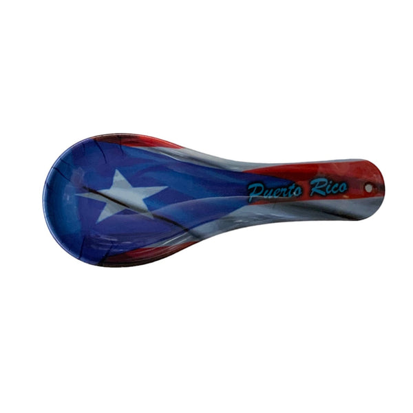 PR Flag Spoon Holder - Latinxs Fuzion Gift Shop - Latinxs Infuzion Gift Shop