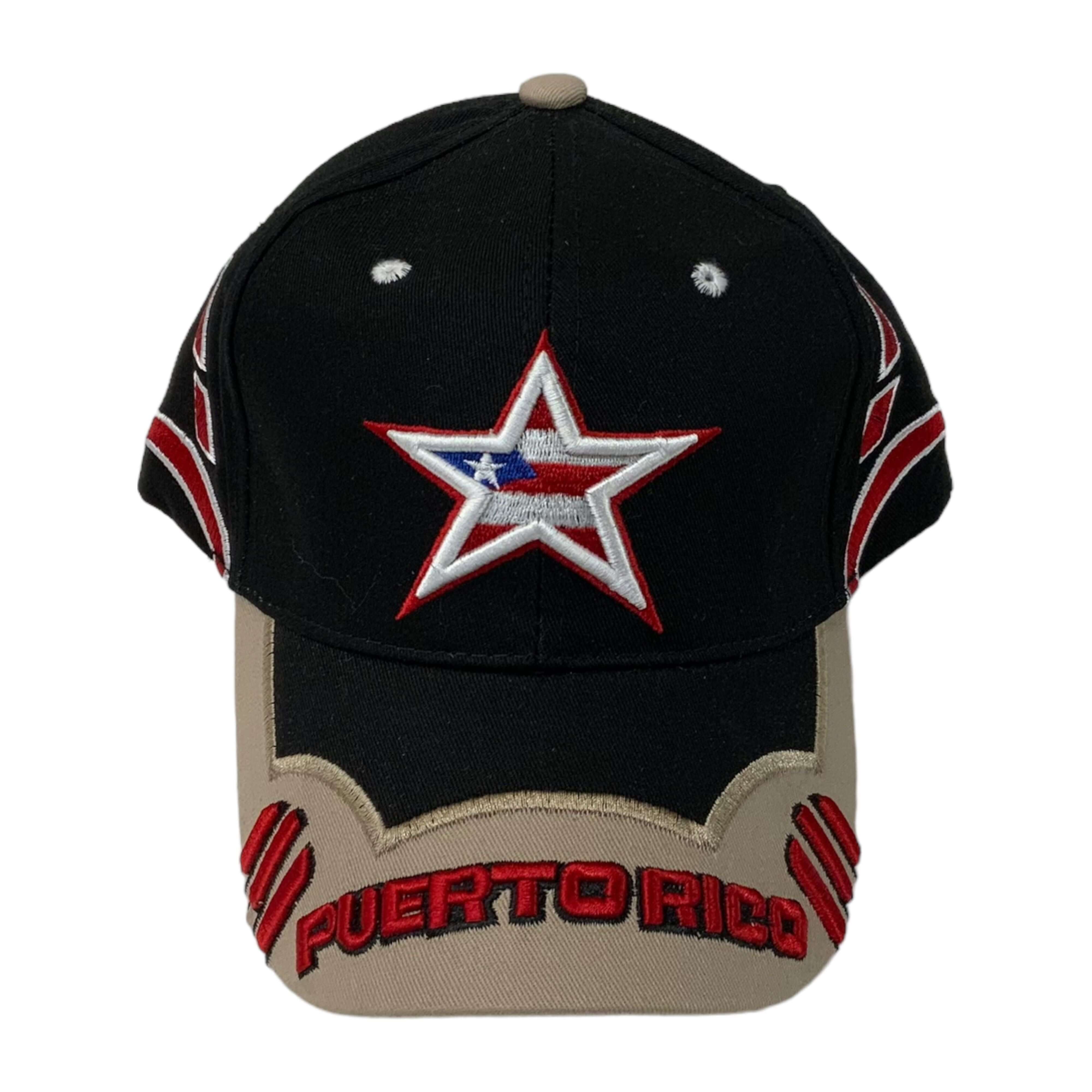 PR Flag Star Cap - Latinxs Fuzion Gift Shop - Latinxs Infuzion Gift Shop