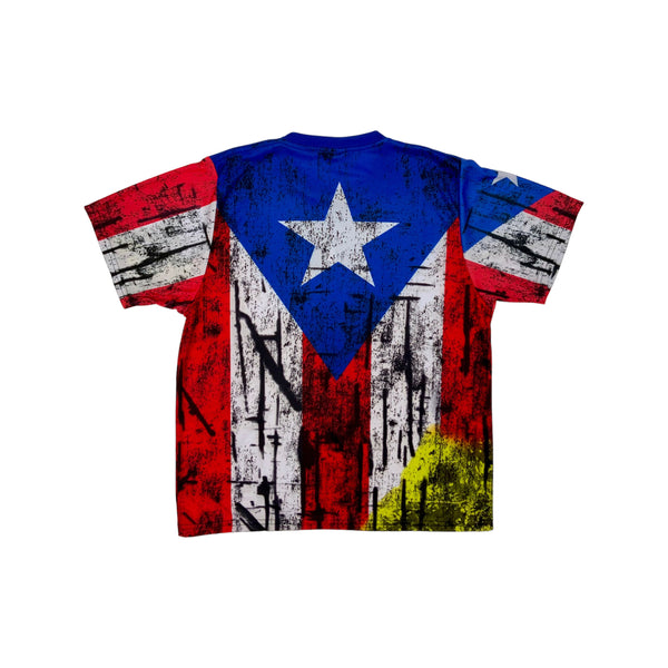 PR Flag T-Shirt - Latinxs Fuzion Gift Shop - Latinxs Infuzion Gift Shop