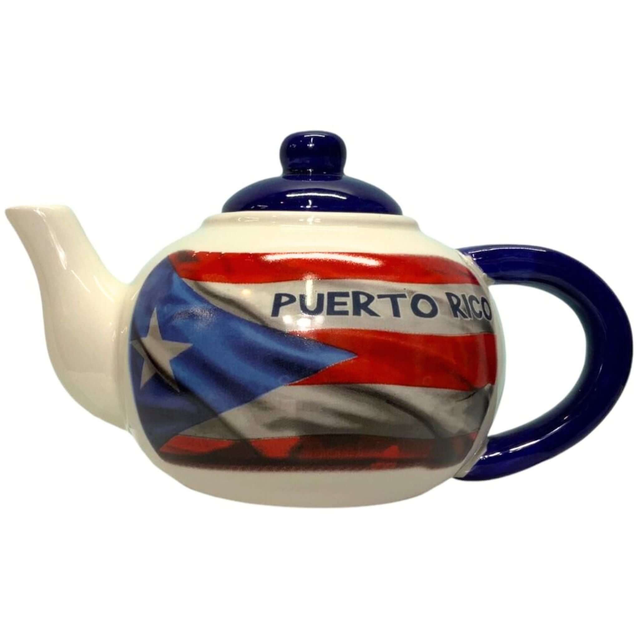 PR Flag Teapot - Latinxs Fuzion Gift Shop