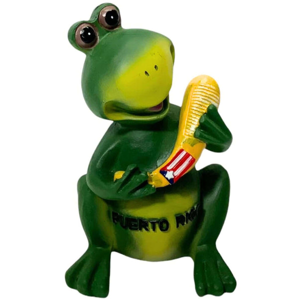 PR Frog with Guiro - Latinxs Fuzion Gift Shop