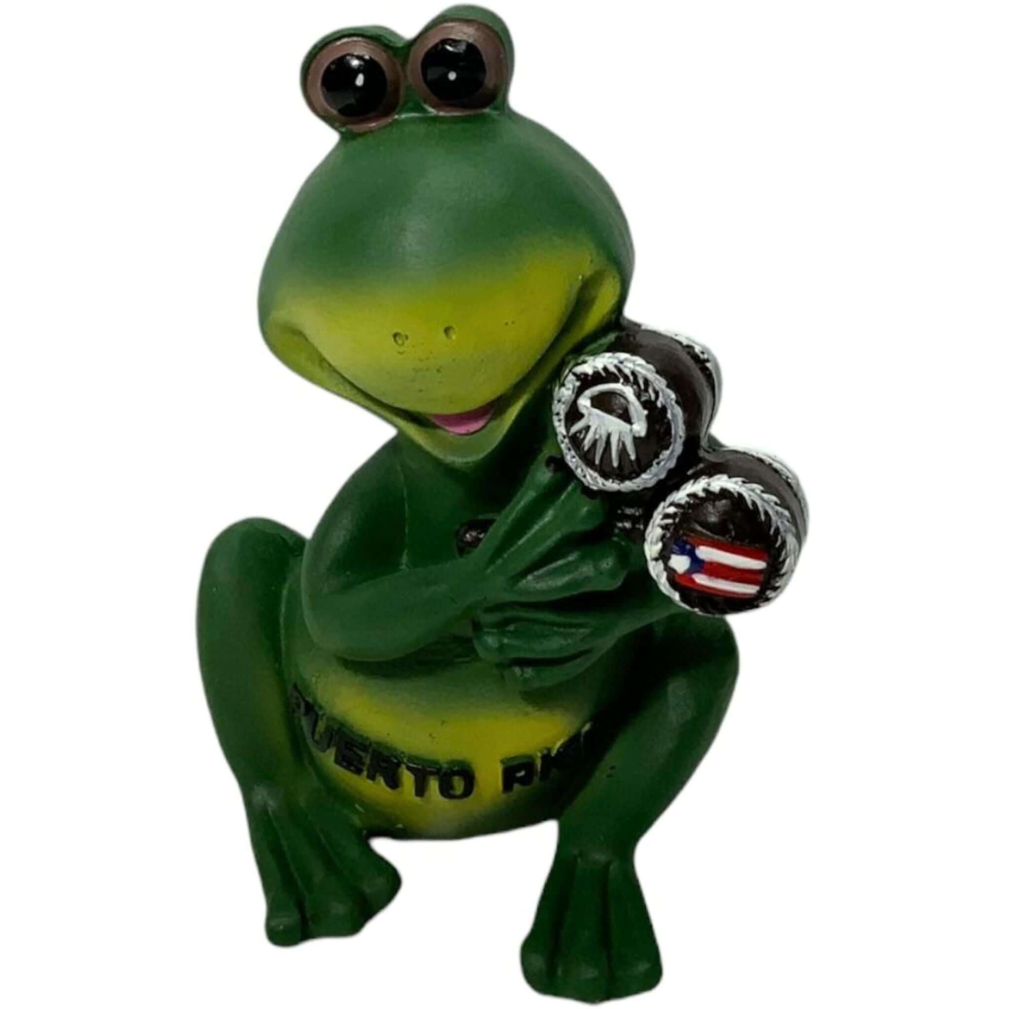 PR Frog with Maracas - Latinxs Fuzion Gift Shop