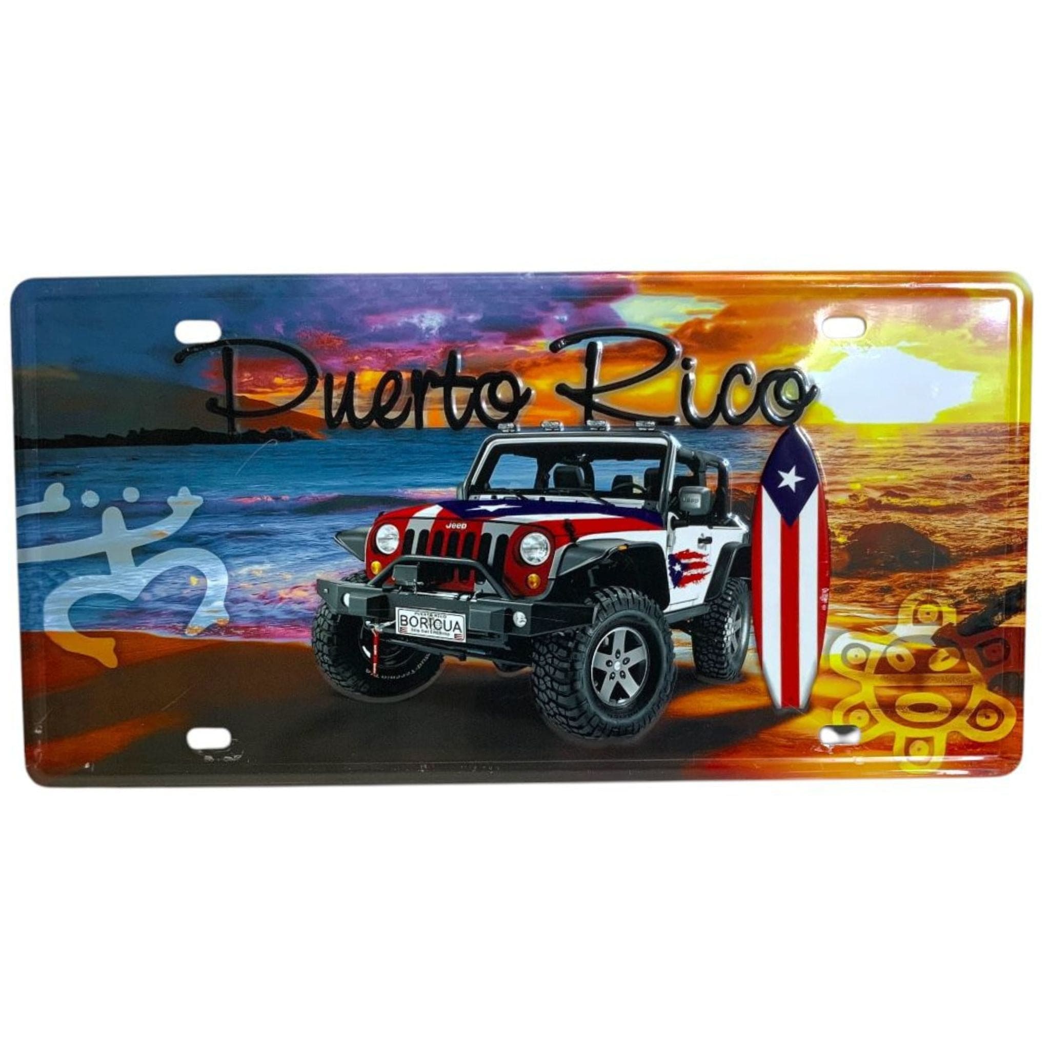 PR Jeep/Taino License Plate