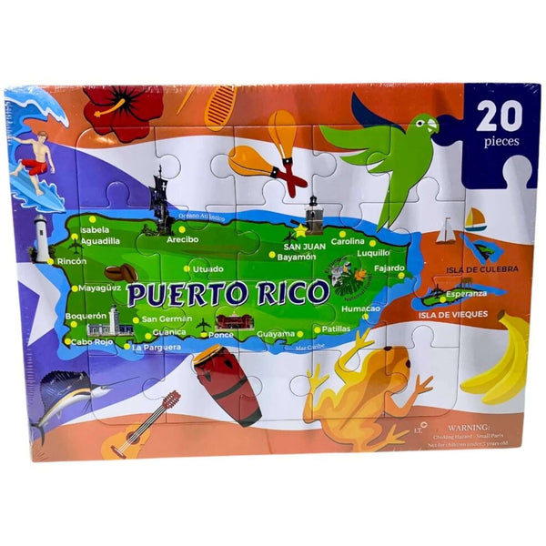 PR Map Puzzle - Latinxs Fuzion Gift Shop