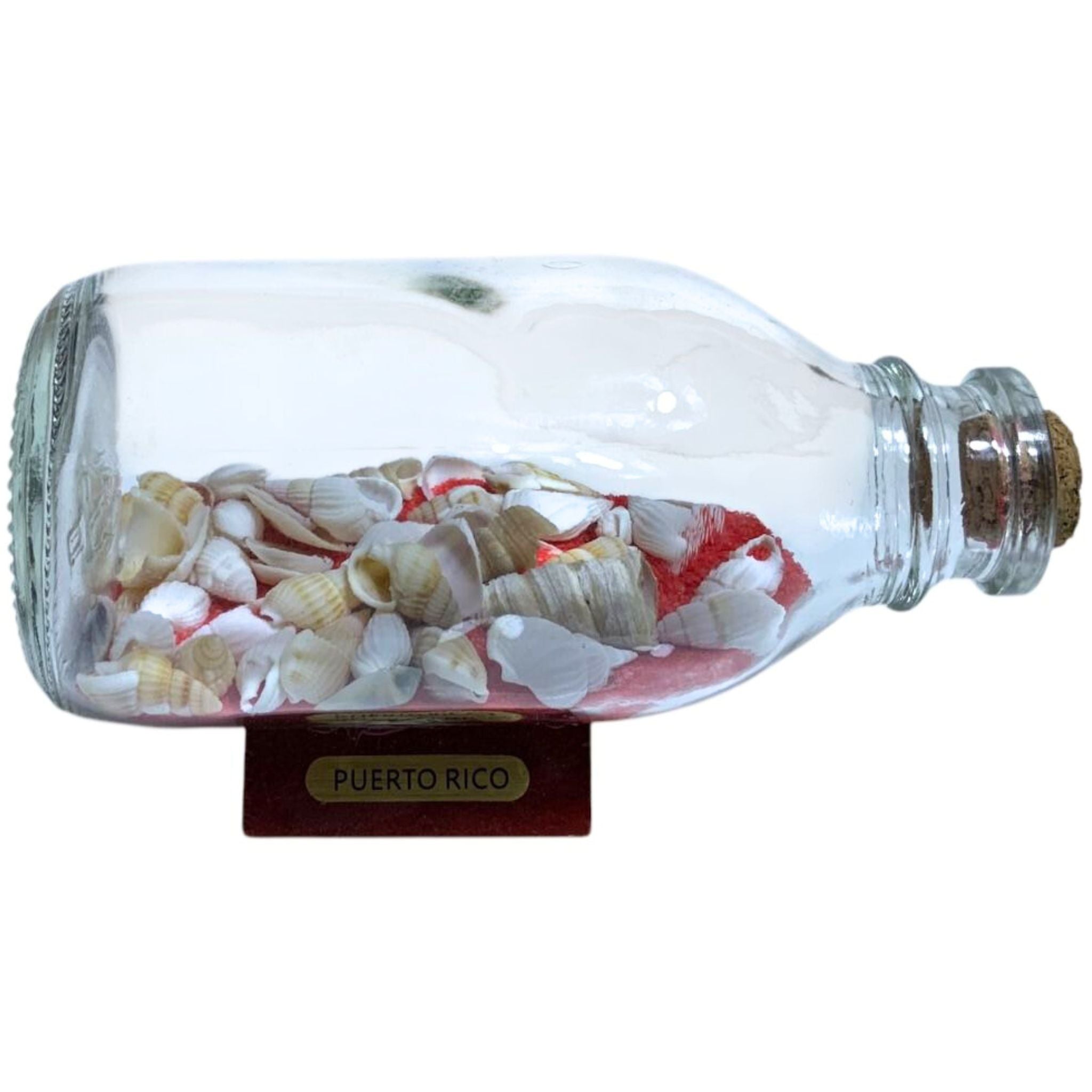 PR Real Shells and Sand in Bottle- Bring de Beach