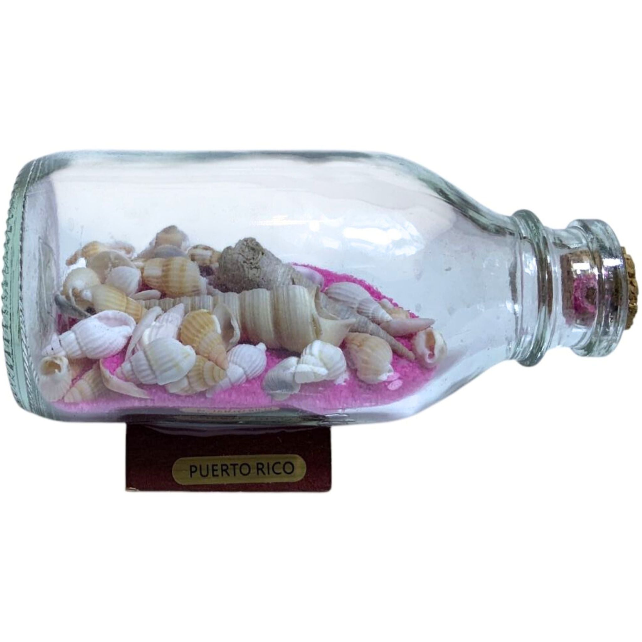 PR Real Shells and Sand in Bottle- Bring de Beach