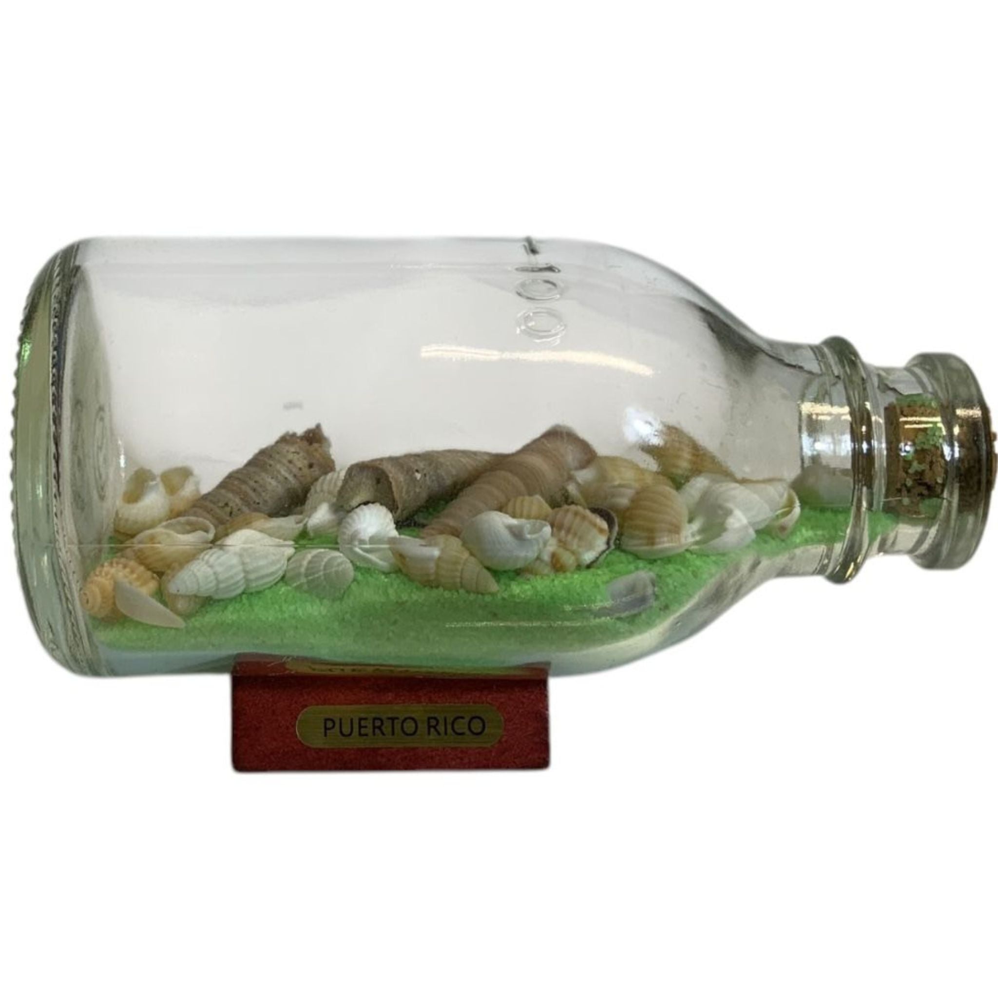 PR Real Shells and Sand in Bottle- Bring de Beach