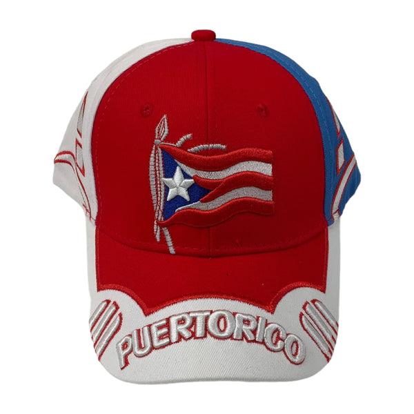PR Waving Flag Cap - Latinxs Fuzion Gift Shop - Latinxs Infuzion Gift Shop