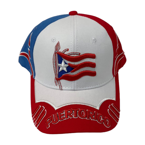 PR Waving Flag Cap - Latinxs Fuzion Gift Shop - Latinxs Infuzion Gift Shop