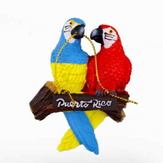 Parrot Pair Magnet - Latinxs Fuzion Gift Shop