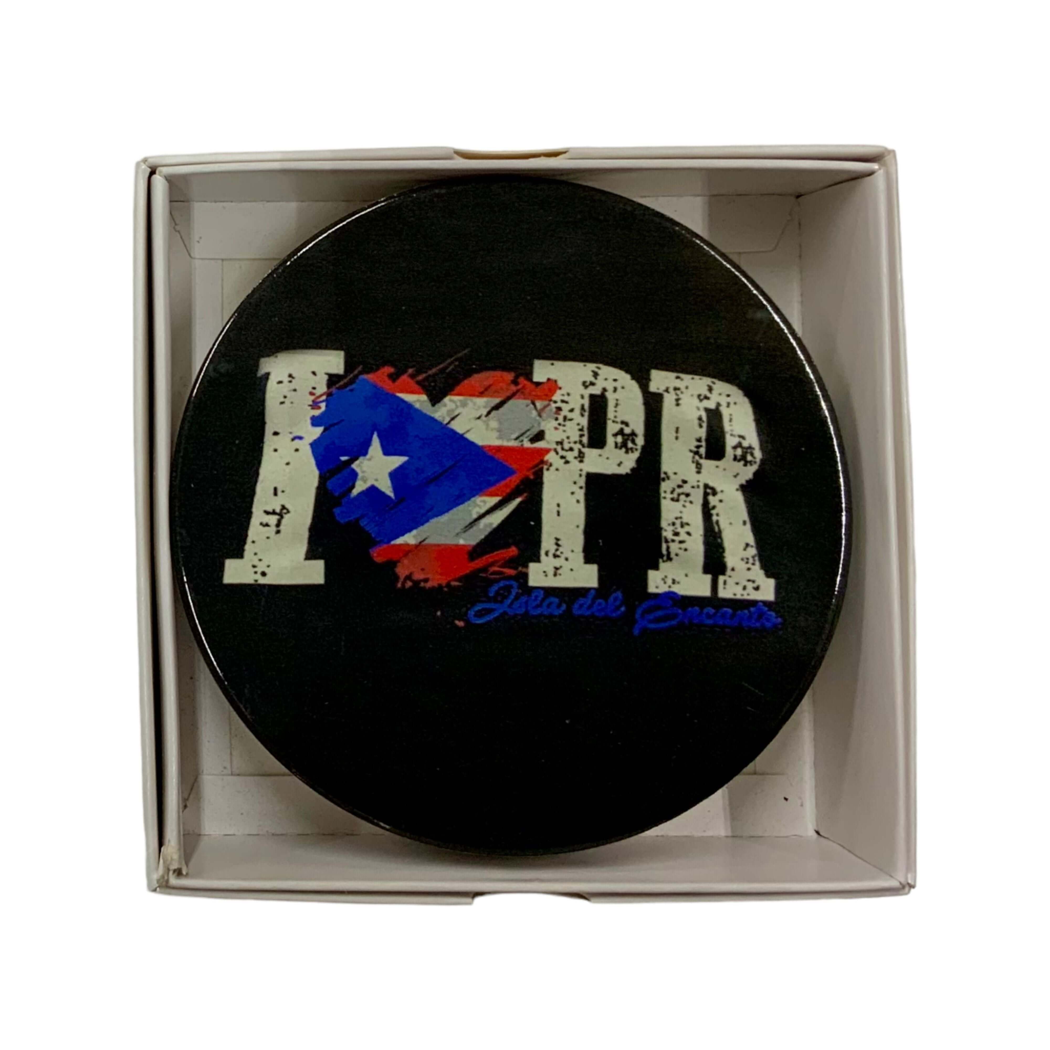 I ❤️ PR Coaster - Latinxs Fuzion Gift Shop - Latinxs Infuzion Gift Shop