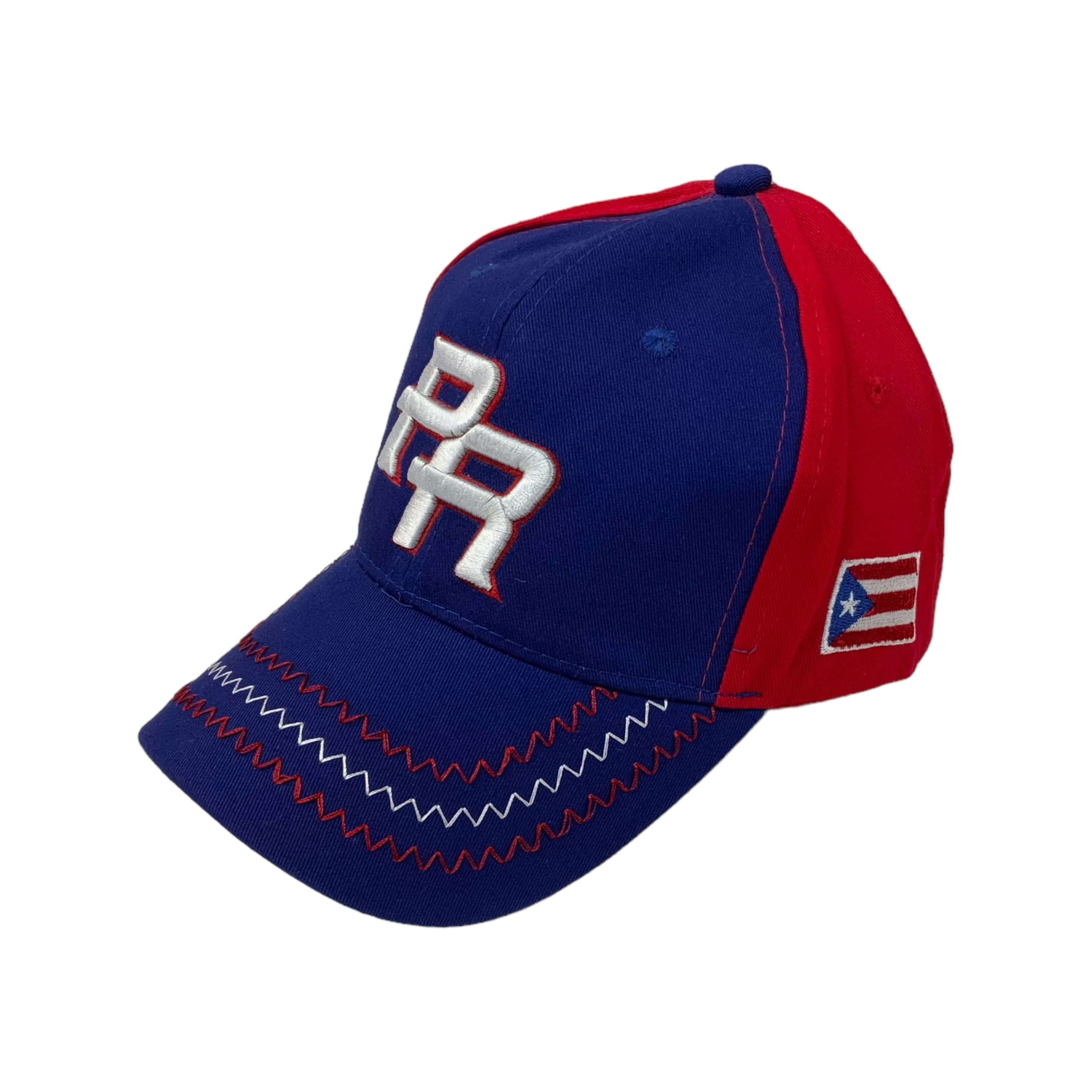 PR Blue/Red BaseBall Cap - Latinxs Fuzion Gift Shop - Latinxs Infuzion Gift Shop